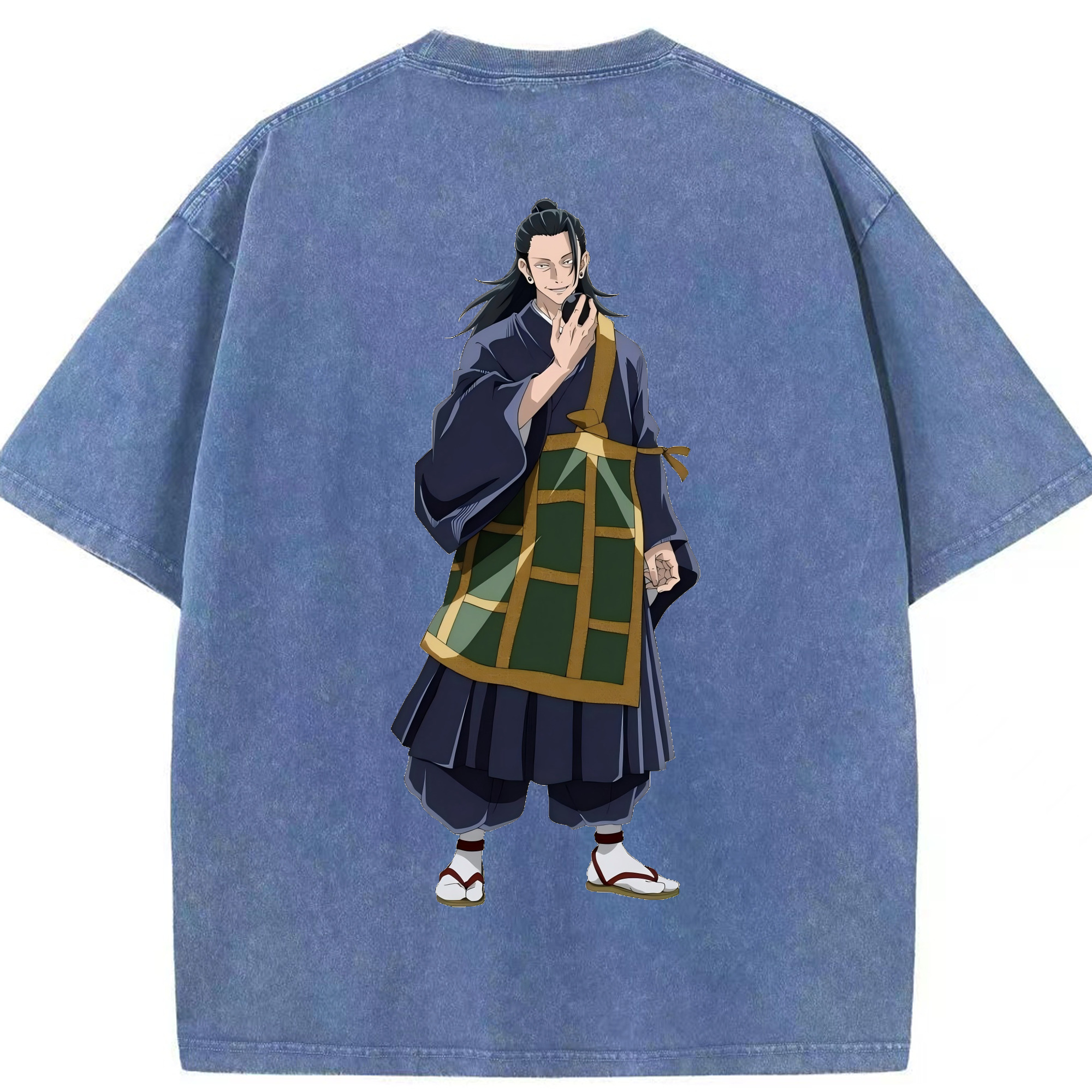 （画像用） 呪術廻戦 Jujutsu Kaisen 綿100% ヴィンテージ風 半袖Tシャツ（背面プリント）