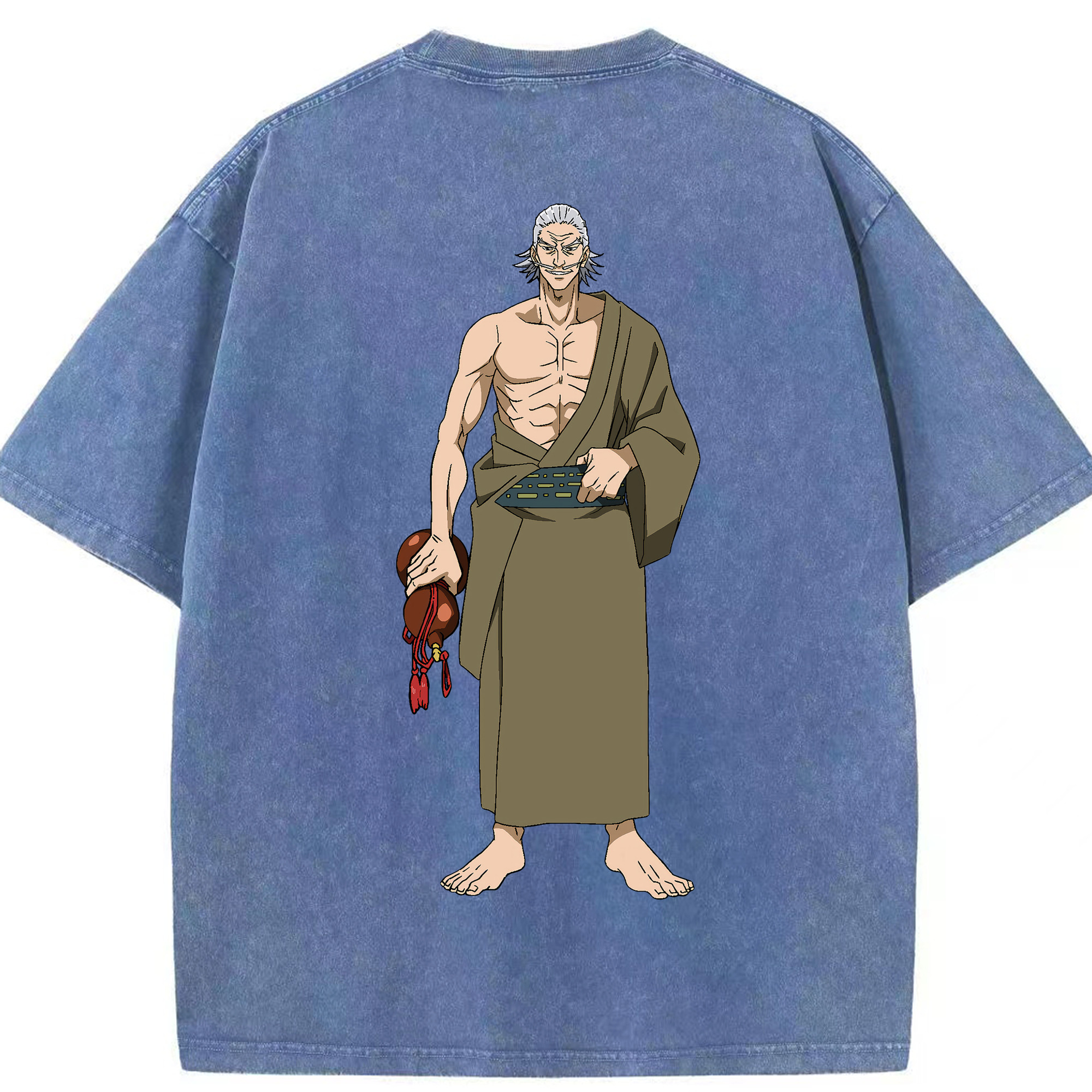 （画像用） 呪術廻戦 Jujutsu Kaisen 綿100% ヴィンテージ風 半袖Tシャツ（背面プリント）
