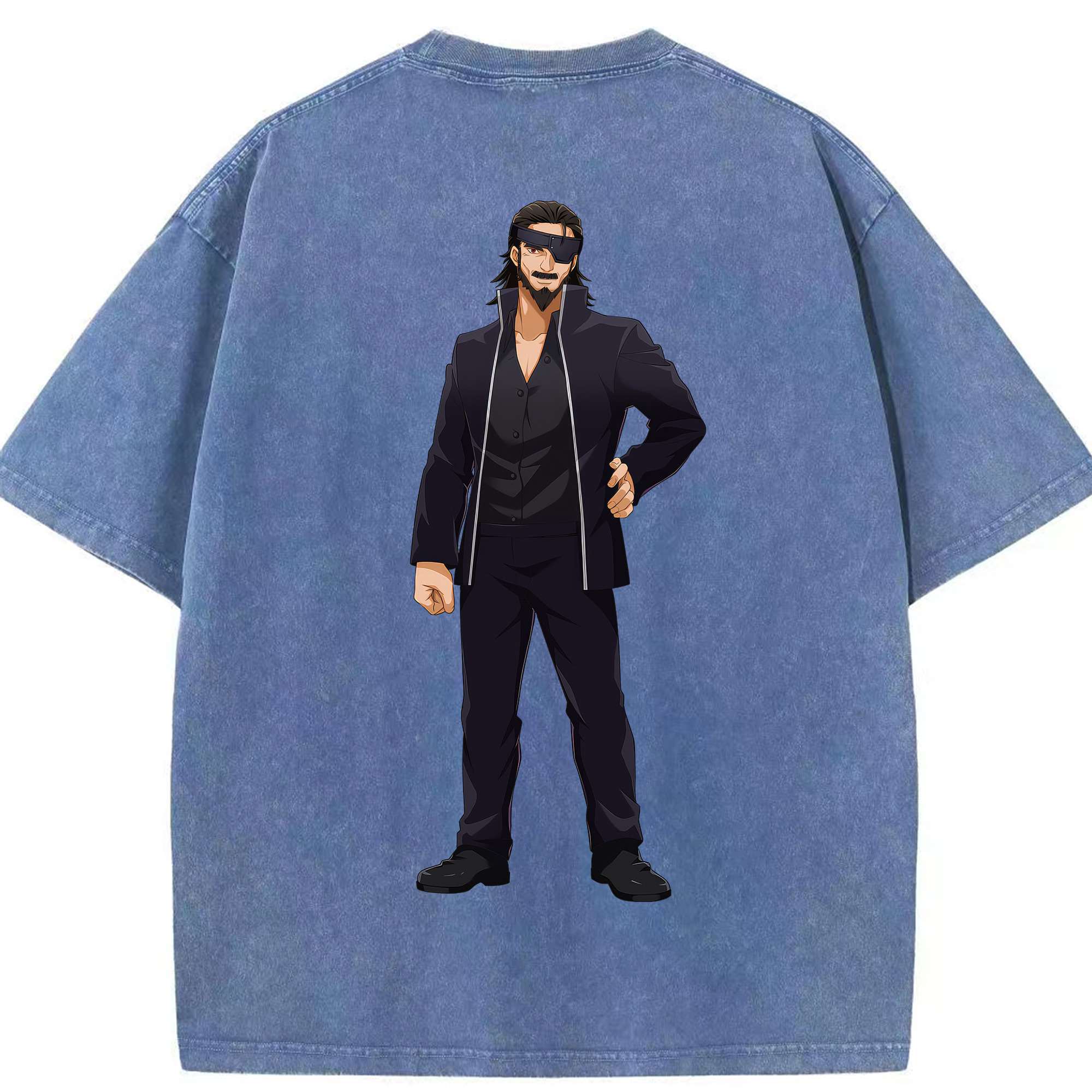 （画像用） 呪術廻戦 Jujutsu Kaisen 綿100% ヴィンテージ風 半袖Tシャツ（背面プリント）