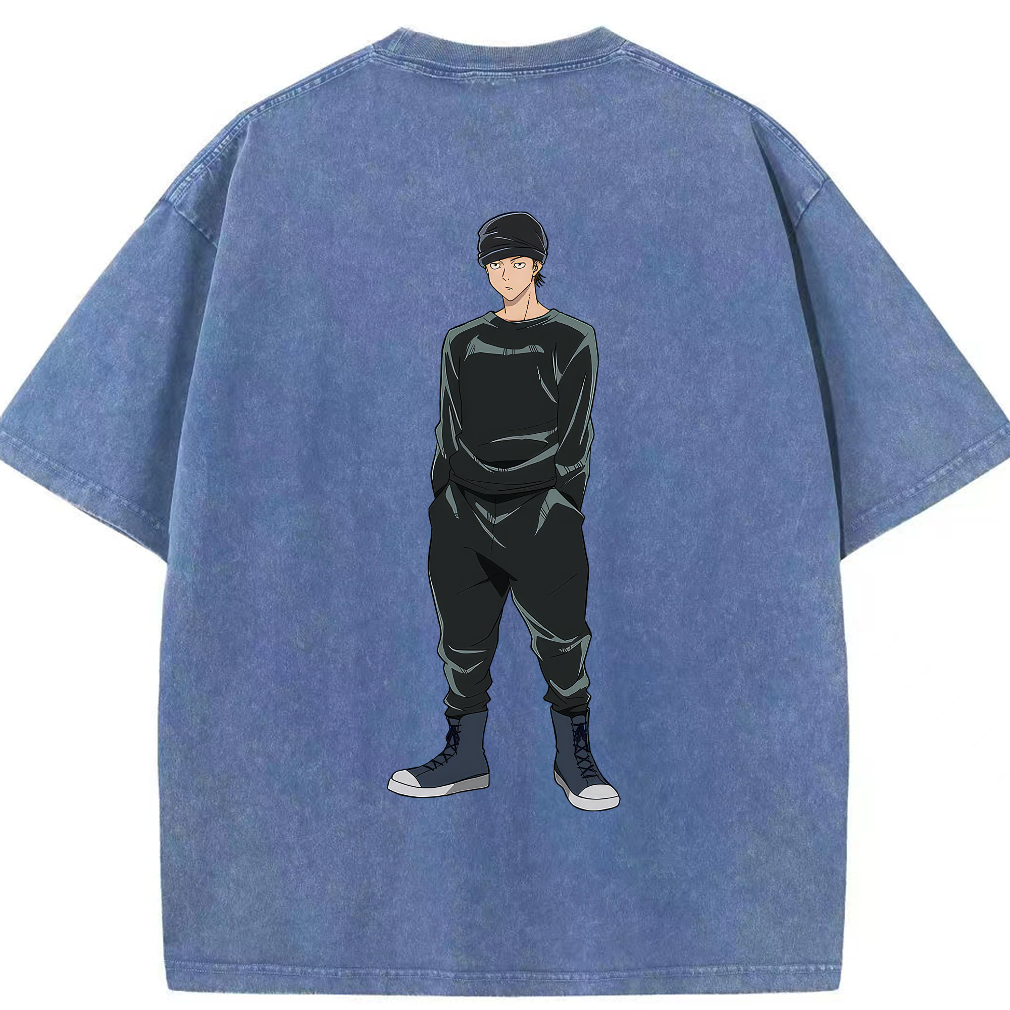 （画像用） 呪術廻戦 Jujutsu Kaisen 綿100% ヴィンテージ風 半袖Tシャツ（背面プリント）