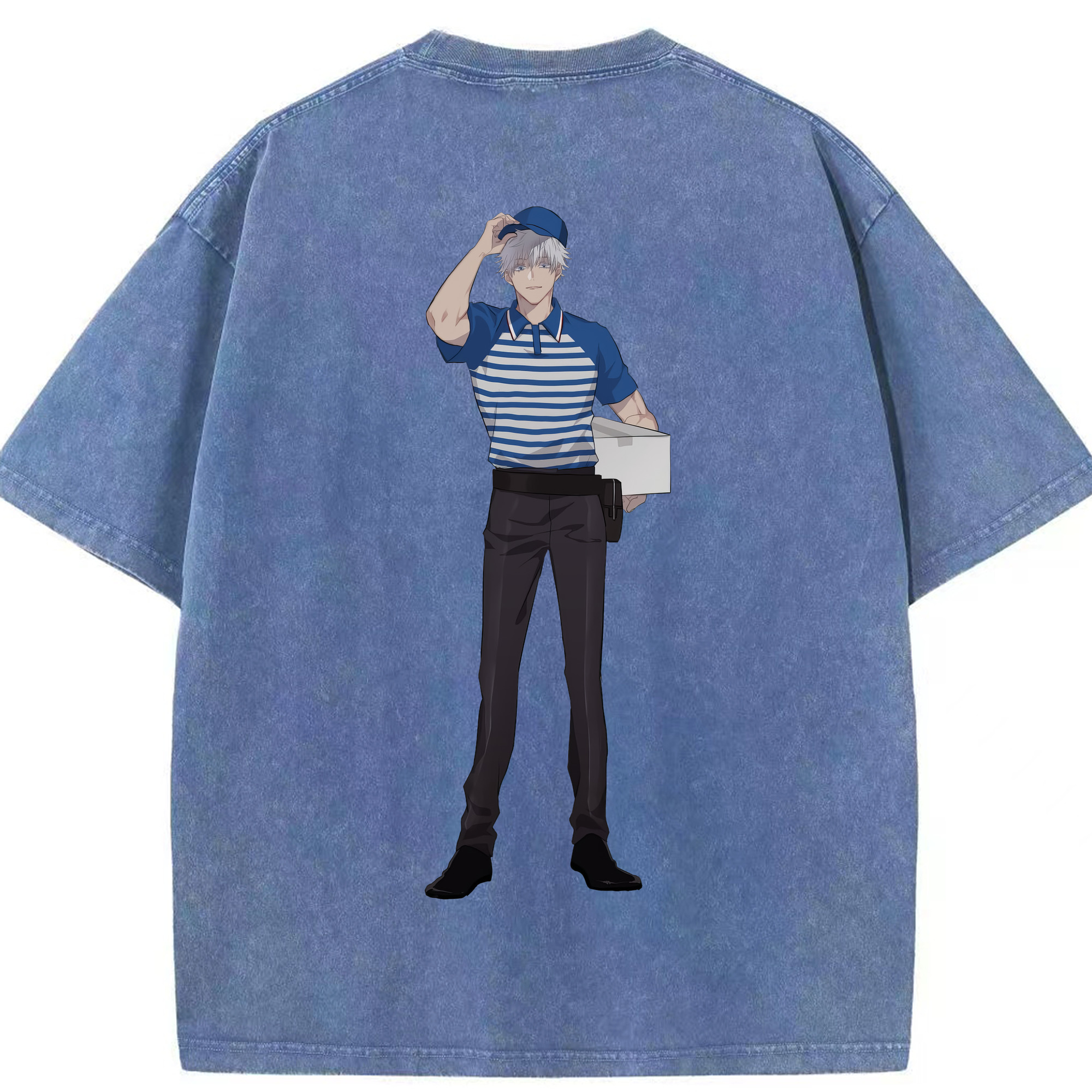 （画像用） 呪術廻戦 Jujutsu Kaisen 綿100% ヴィンテージ風 半袖Tシャツ（背面プリント）