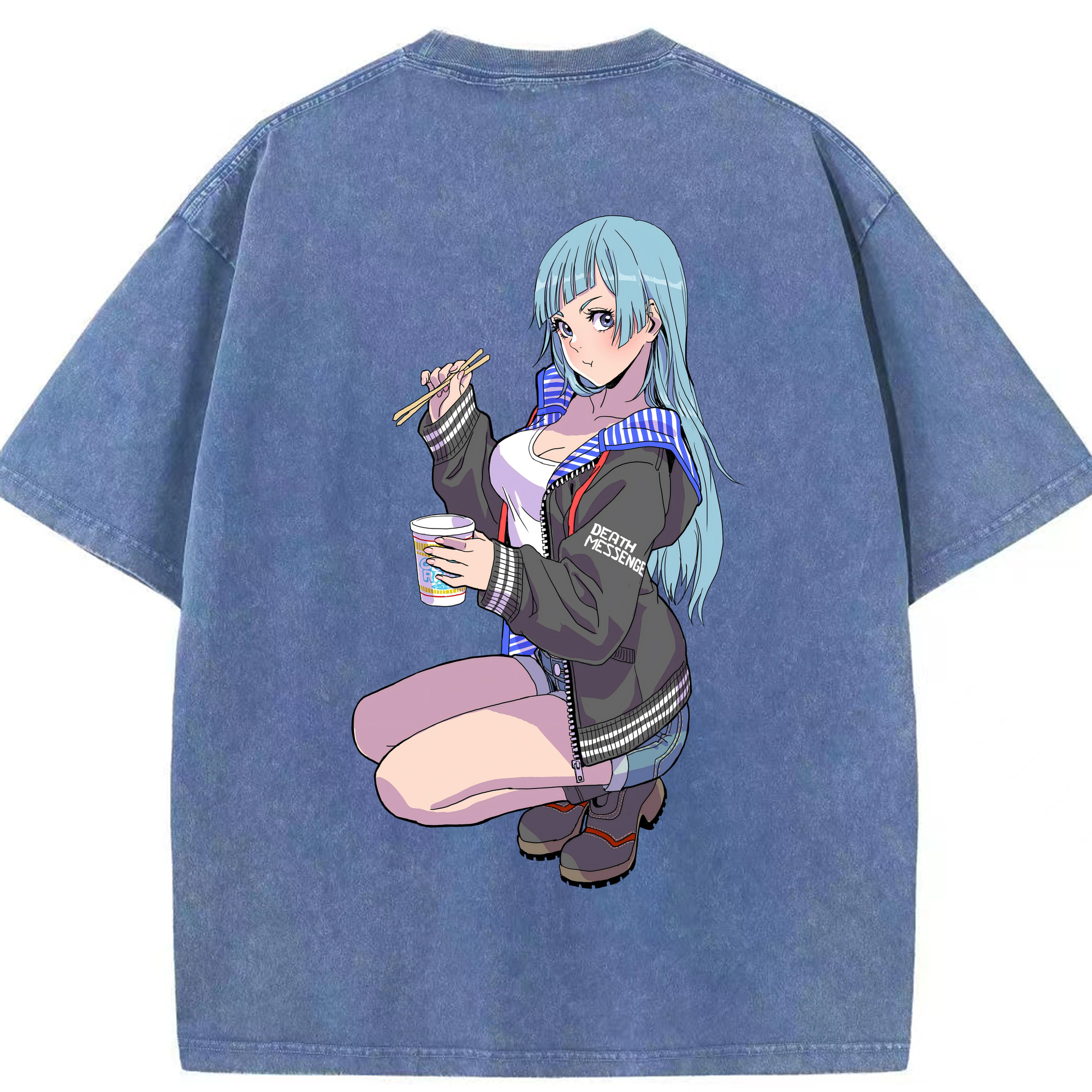 （画像用） 呪術廻戦 Jujutsu Kaisen 綿100% ヴィンテージ風 半袖Tシャツ（背面プリント）