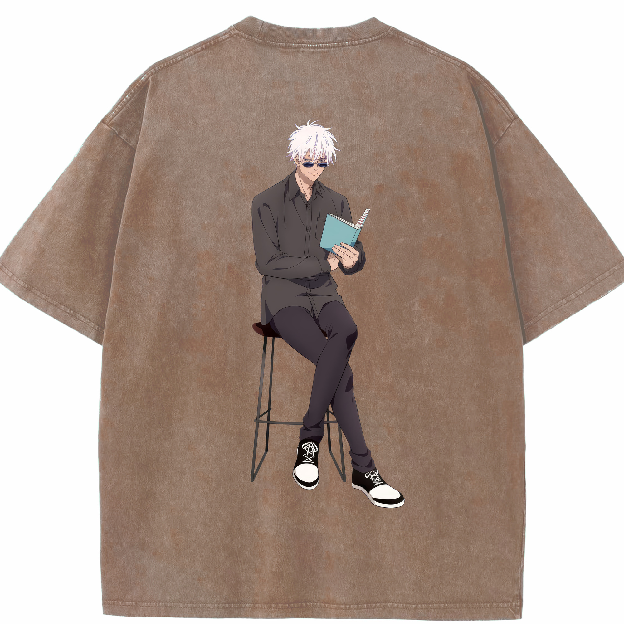 （画像用） 呪術廻戦 Jujutsu Kaisen 綿100% ヴィンテージ風 半袖Tシャツ（背面プリント）