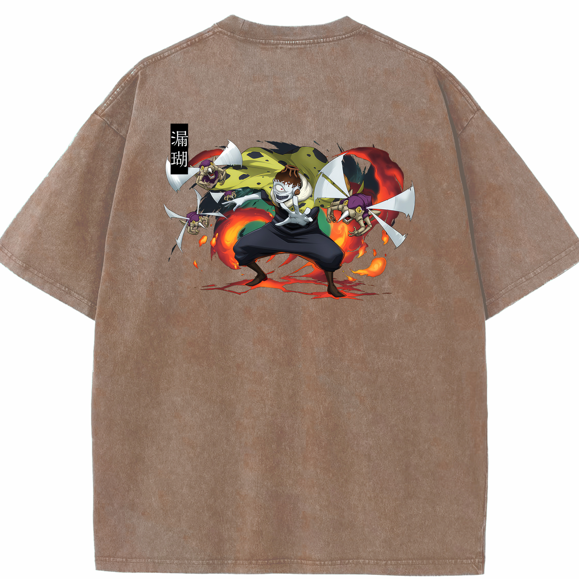 （画像用） 呪術廻戦 Jujutsu Kaisen 綿100% ヴィンテージ風 半袖Tシャツ（背面プリント）