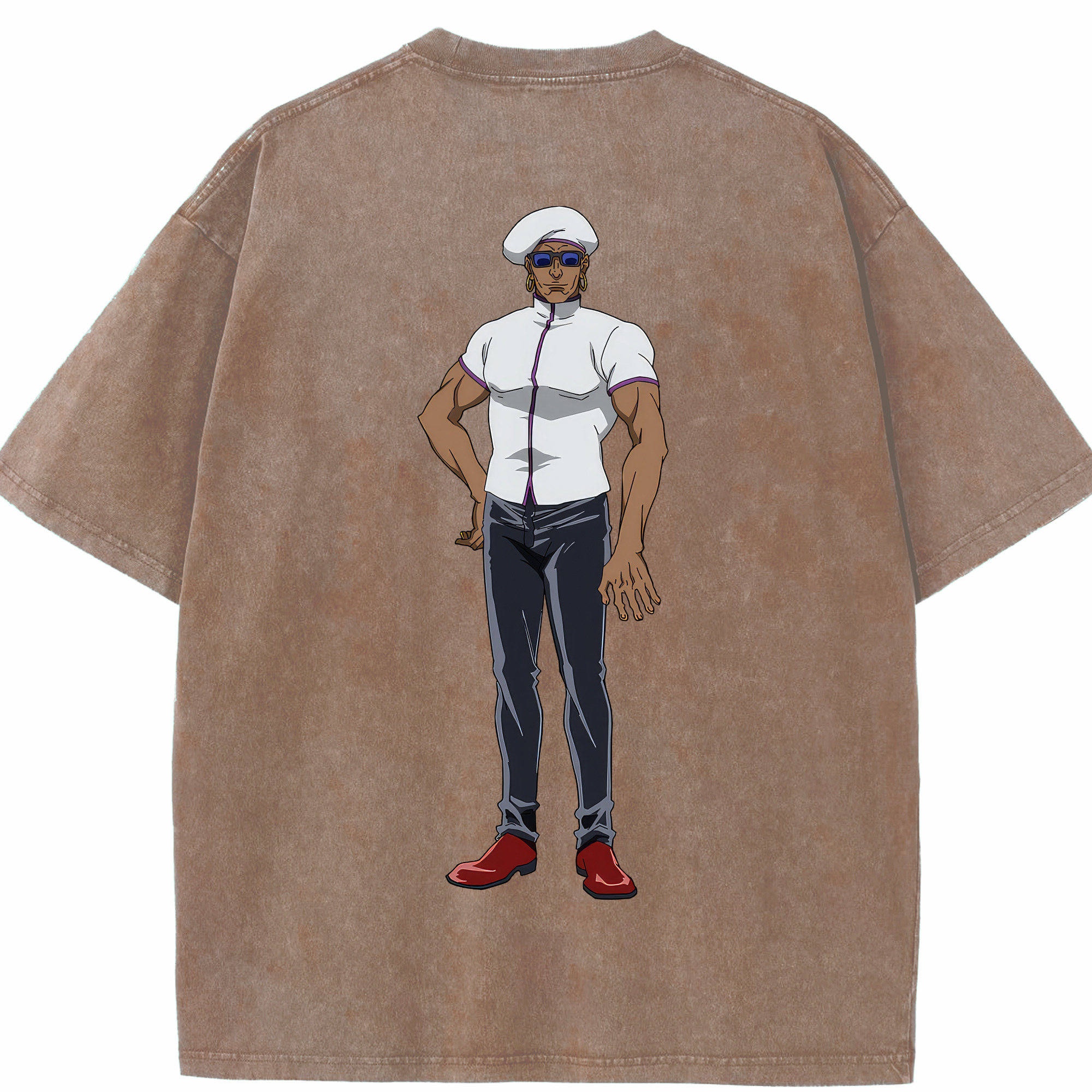 （画像用） 呪術廻戦 Jujutsu Kaisen 綿100% ヴィンテージ風 半袖Tシャツ（背面プリント）