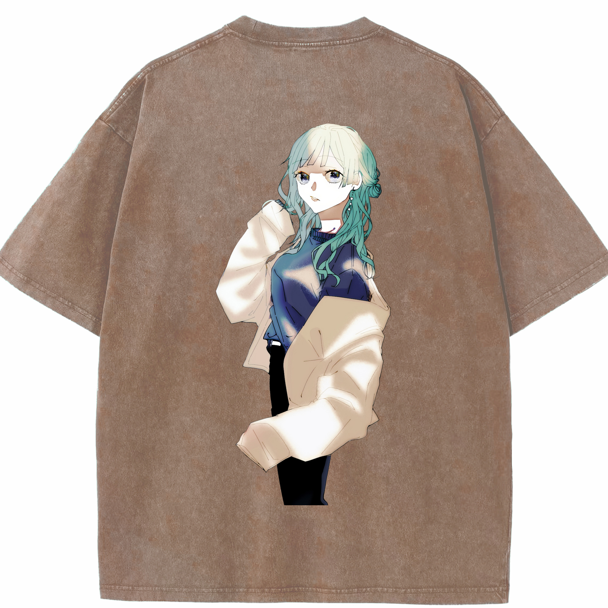 （画像用） 呪術廻戦 Jujutsu Kaisen 綿100% ヴィンテージ風 半袖Tシャツ（背面プリント）