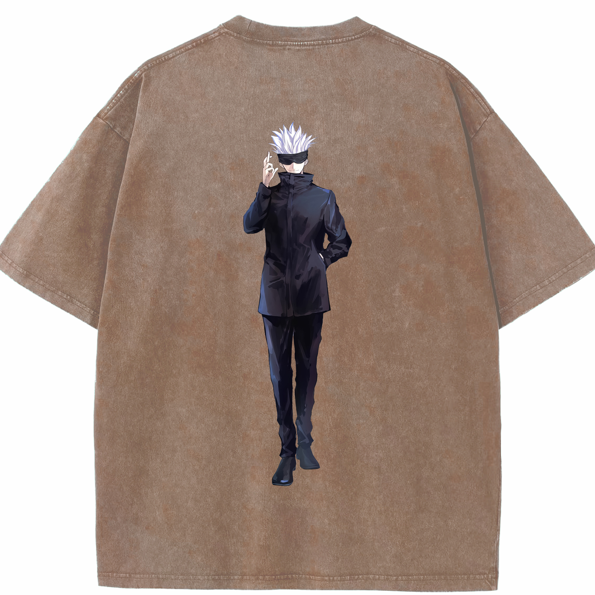 （画像用） 呪術廻戦 Jujutsu Kaisen 綿100% ヴィンテージ風 半袖Tシャツ（背面プリント）