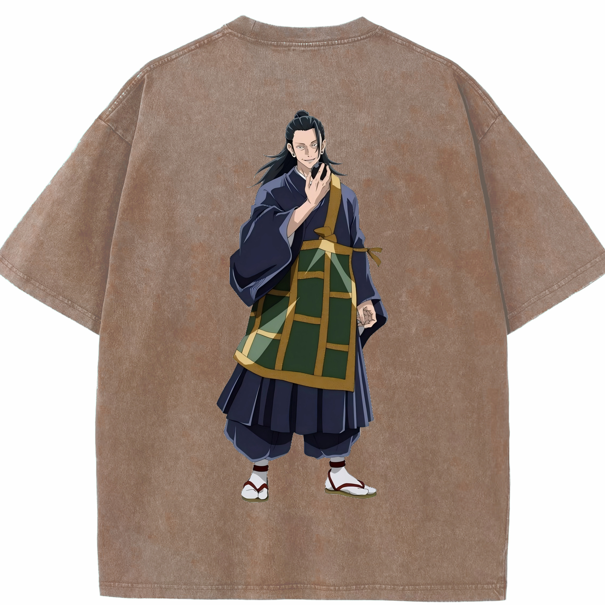 （画像用） 呪術廻戦 Jujutsu Kaisen 綿100% ヴィンテージ風 半袖Tシャツ（背面プリント）