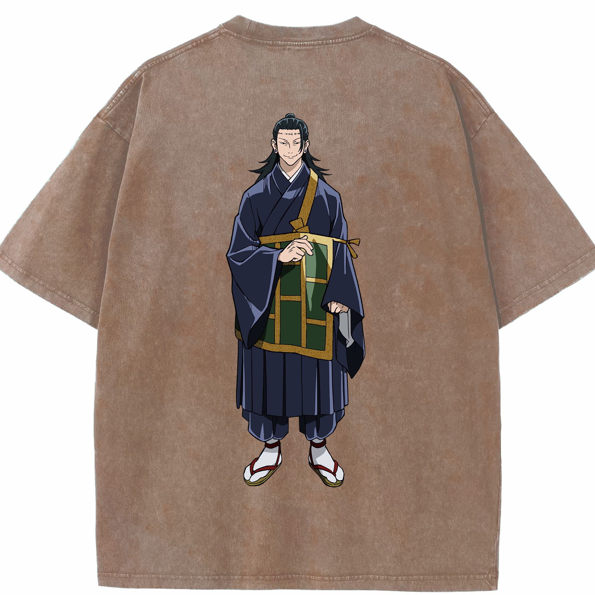 （画像用） 呪術廻戦 Jujutsu Kaisen 綿100% ヴィンテージ風 半袖Tシャツ（背面プリント）