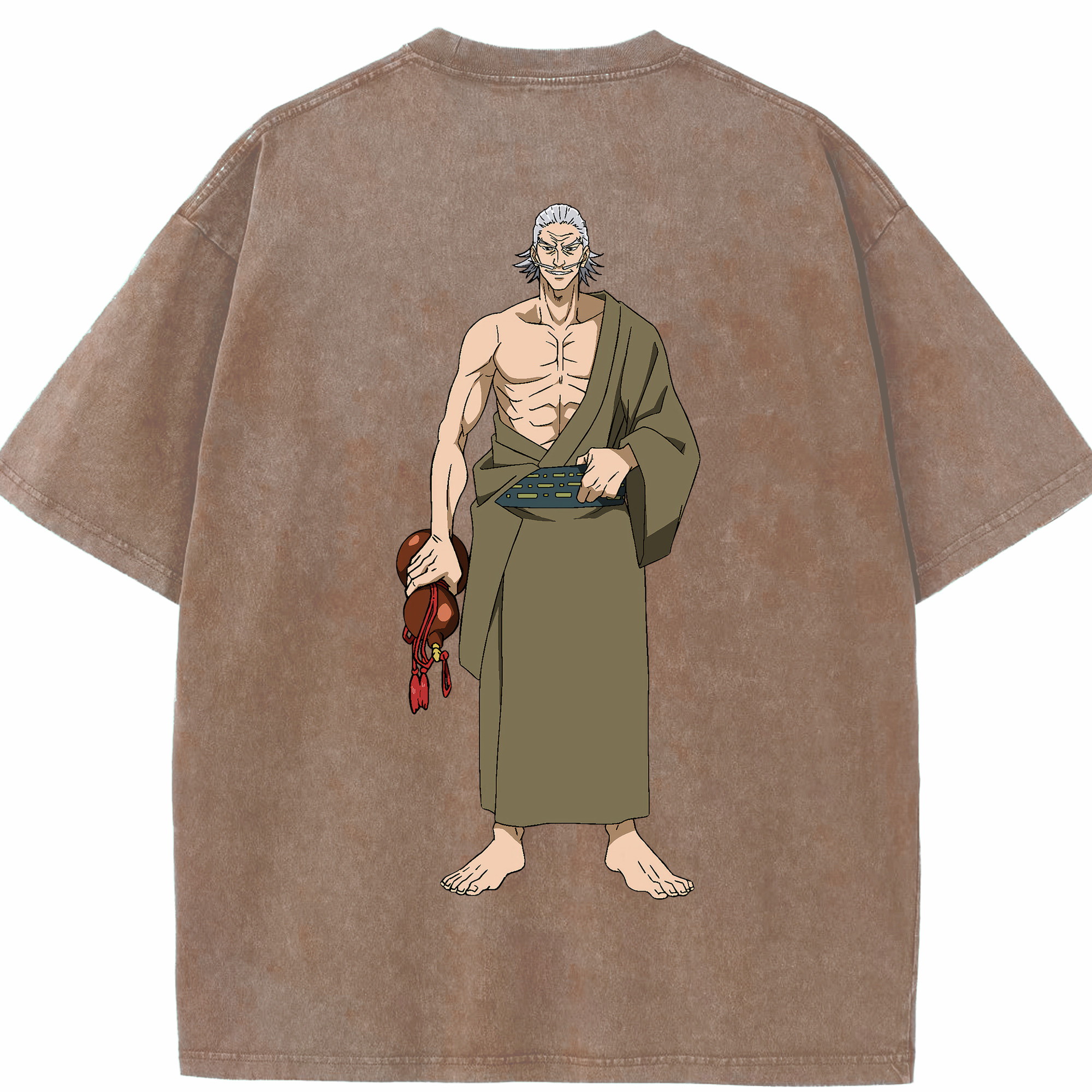 （画像用） 呪術廻戦 Jujutsu Kaisen 綿100% ヴィンテージ風 半袖Tシャツ（背面プリント）