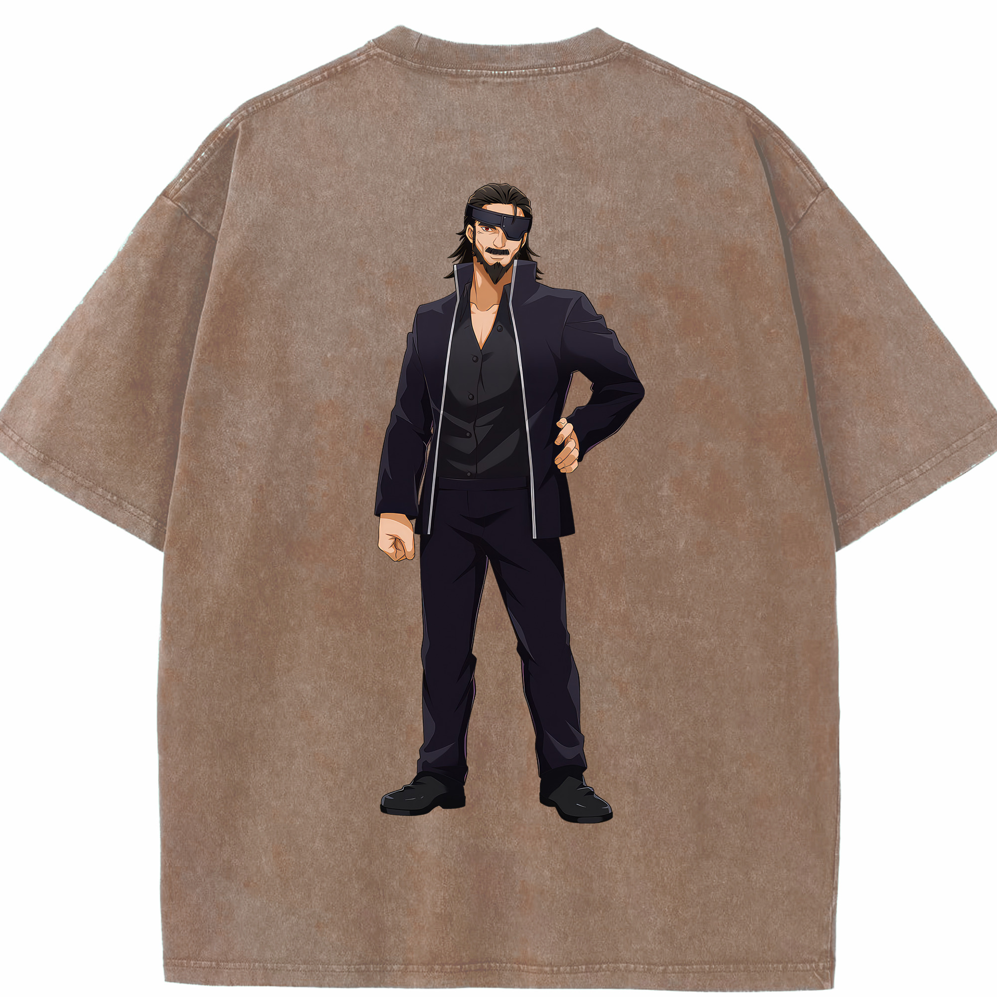 （画像用） 呪術廻戦 Jujutsu Kaisen 綿100% ヴィンテージ風 半袖Tシャツ（背面プリント）