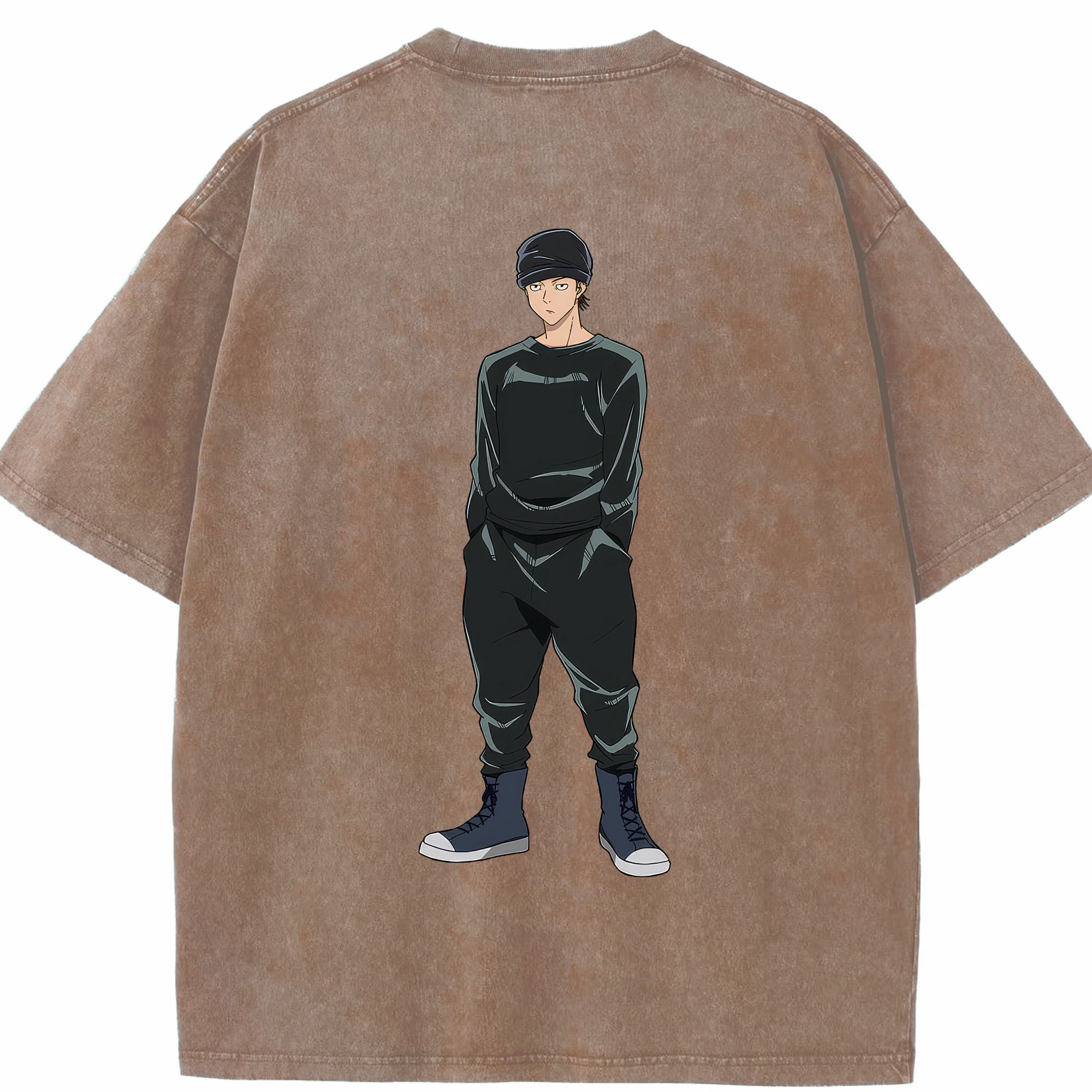 （画像用） 呪術廻戦 Jujutsu Kaisen 綿100% ヴィンテージ風 半袖Tシャツ（背面プリント）