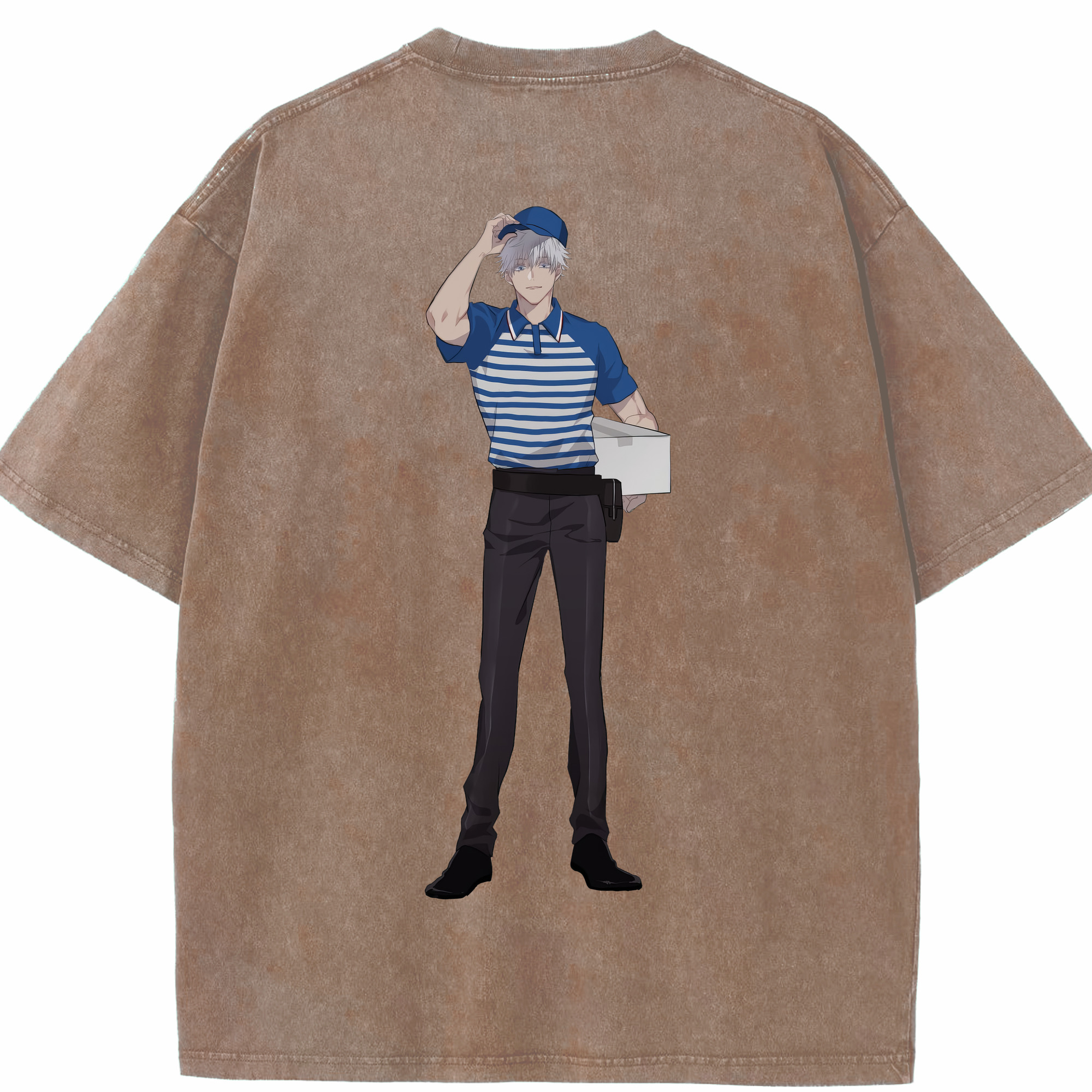 （画像用） 呪術廻戦 Jujutsu Kaisen 綿100% ヴィンテージ風 半袖Tシャツ（背面プリント）