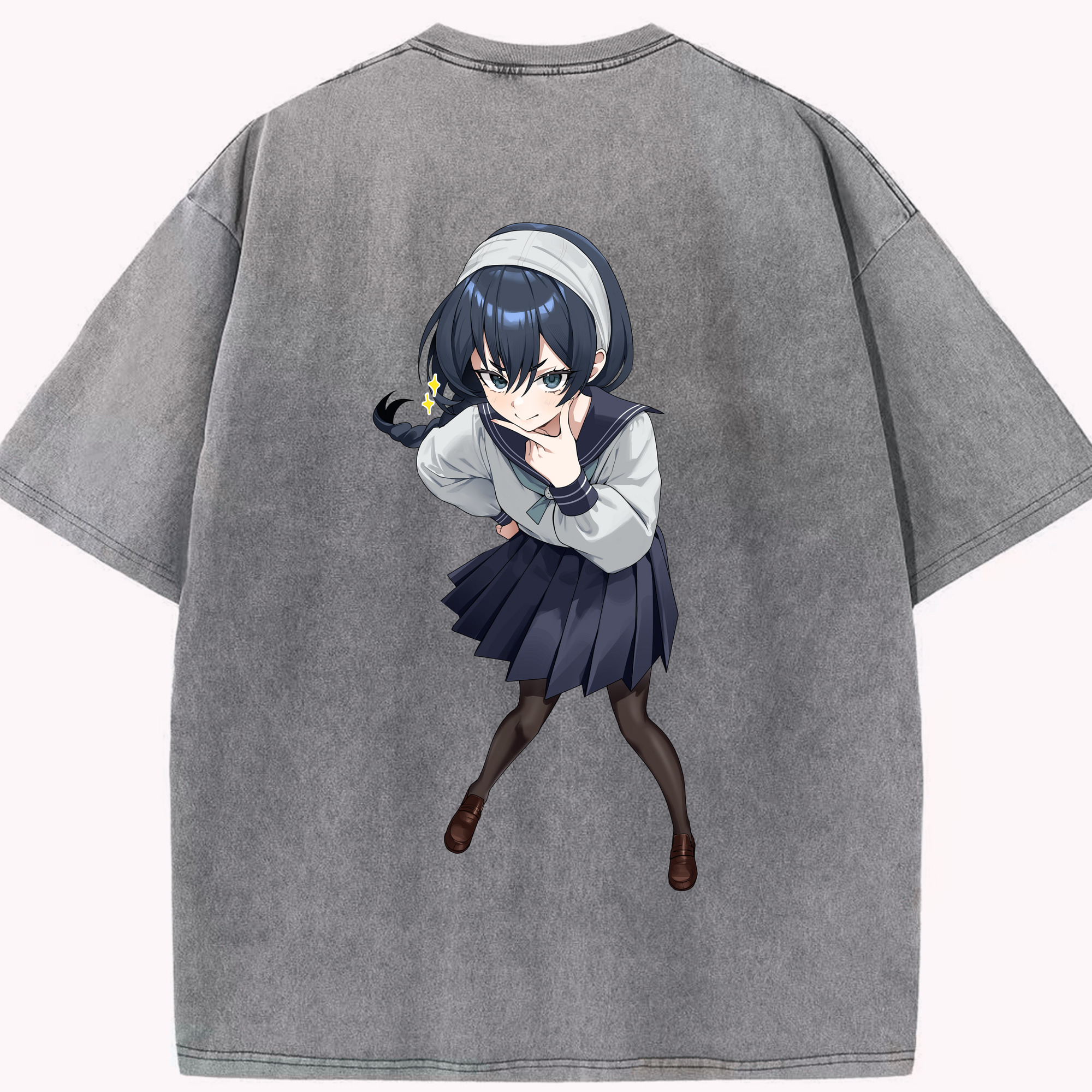 （画像用） 呪術廻戦 Jujutsu Kaisen 綿100% ヴィンテージ風 半袖Tシャツ（背面プリント）
