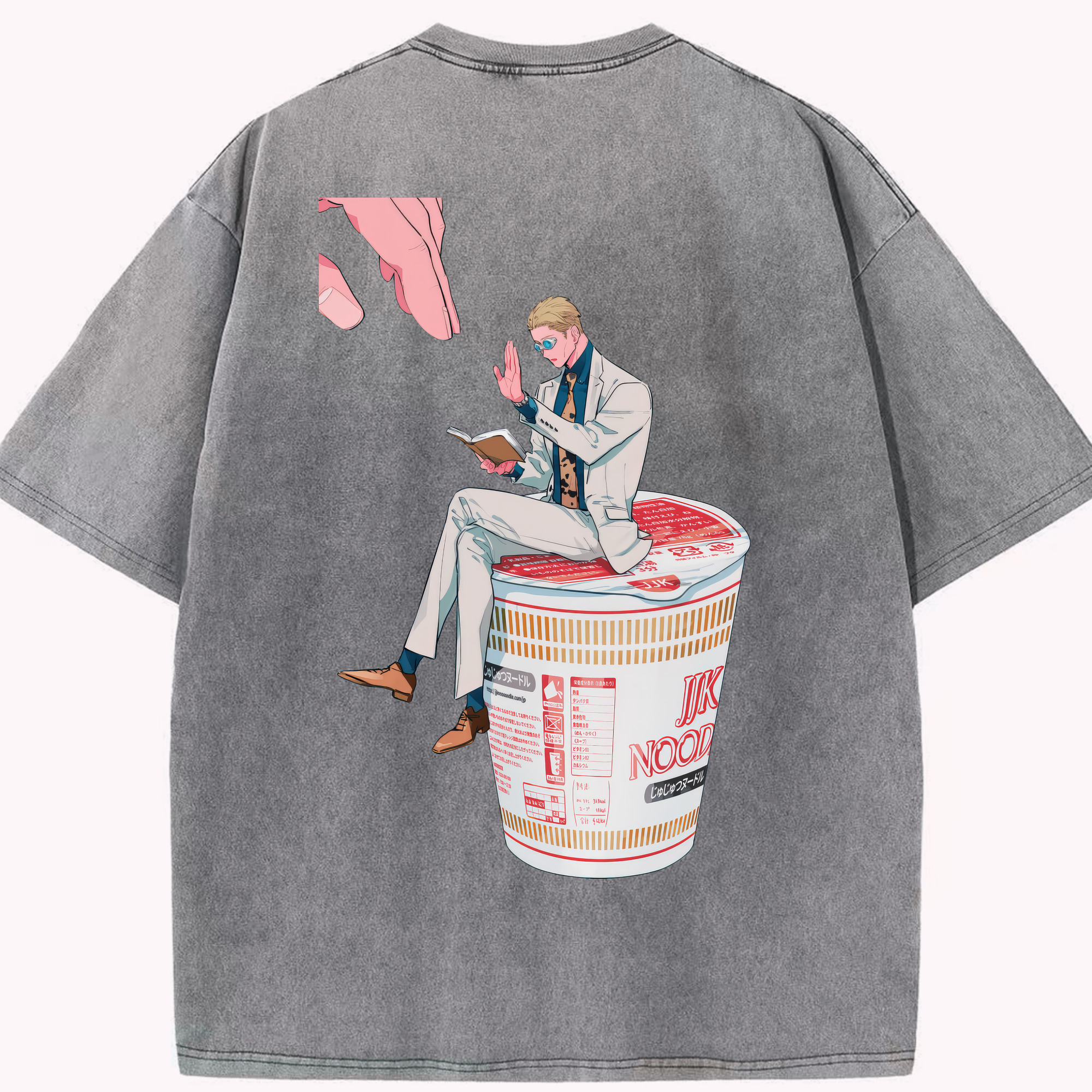 （画像用） 呪術廻戦 Jujutsu Kaisen 綿100% ヴィンテージ風 半袖Tシャツ（背面プリント）