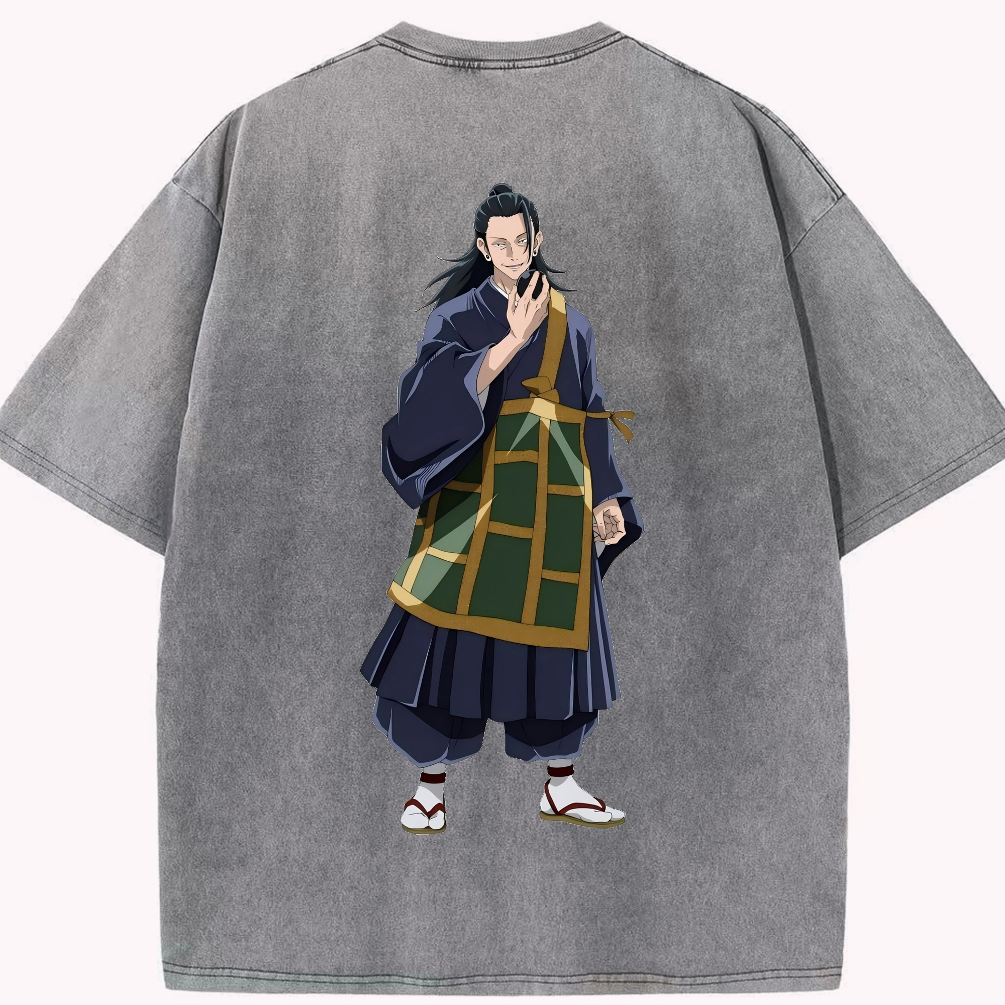 （画像用） 呪術廻戦 Jujutsu Kaisen 綿100% ヴィンテージ風 半袖Tシャツ（背面プリント）