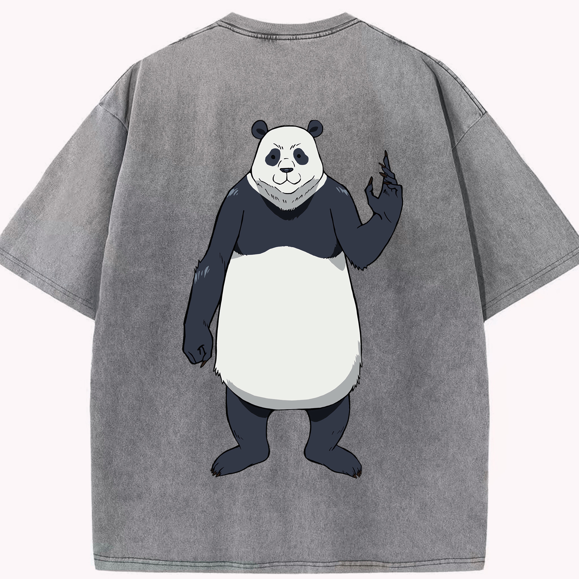 （画像用） 呪術廻戦 Jujutsu Kaisen 綿100% ヴィンテージ風 半袖Tシャツ（背面プリント）