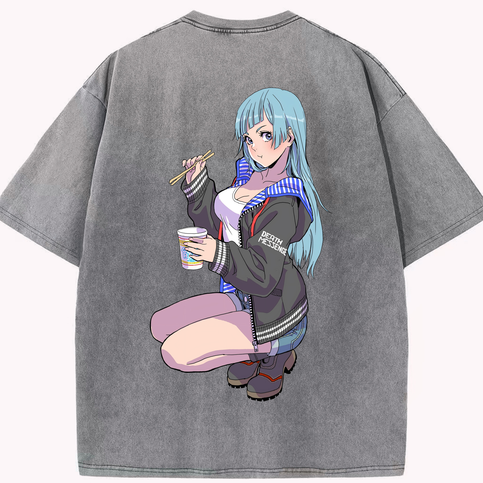 （画像用） 呪術廻戦 Jujutsu Kaisen 綿100% ヴィンテージ風 半袖Tシャツ（背面プリント）