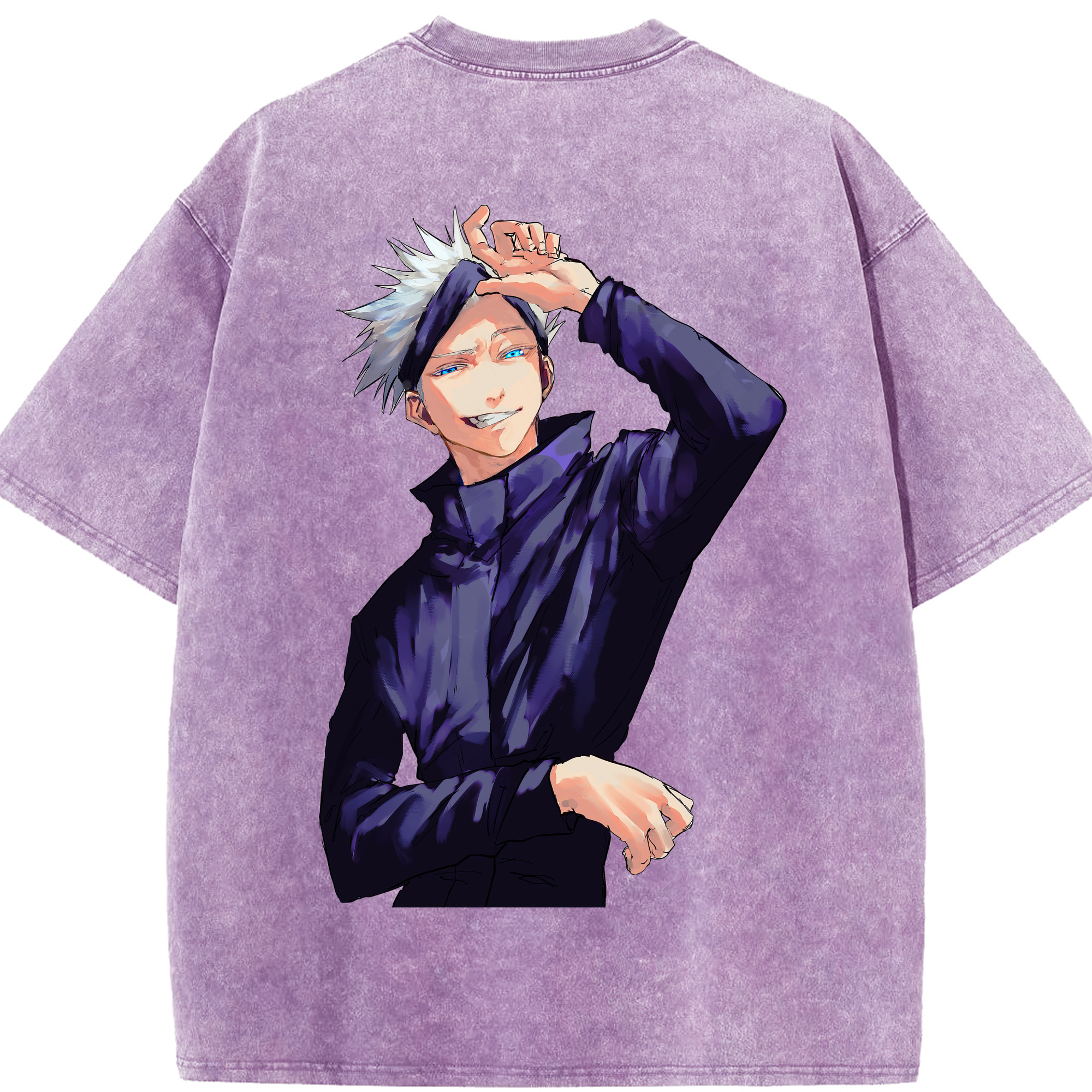 （画像用） 呪術廻戦 Jujutsu Kaisen 綿100% ヴィンテージ風 半袖Tシャツ（背面プリント）