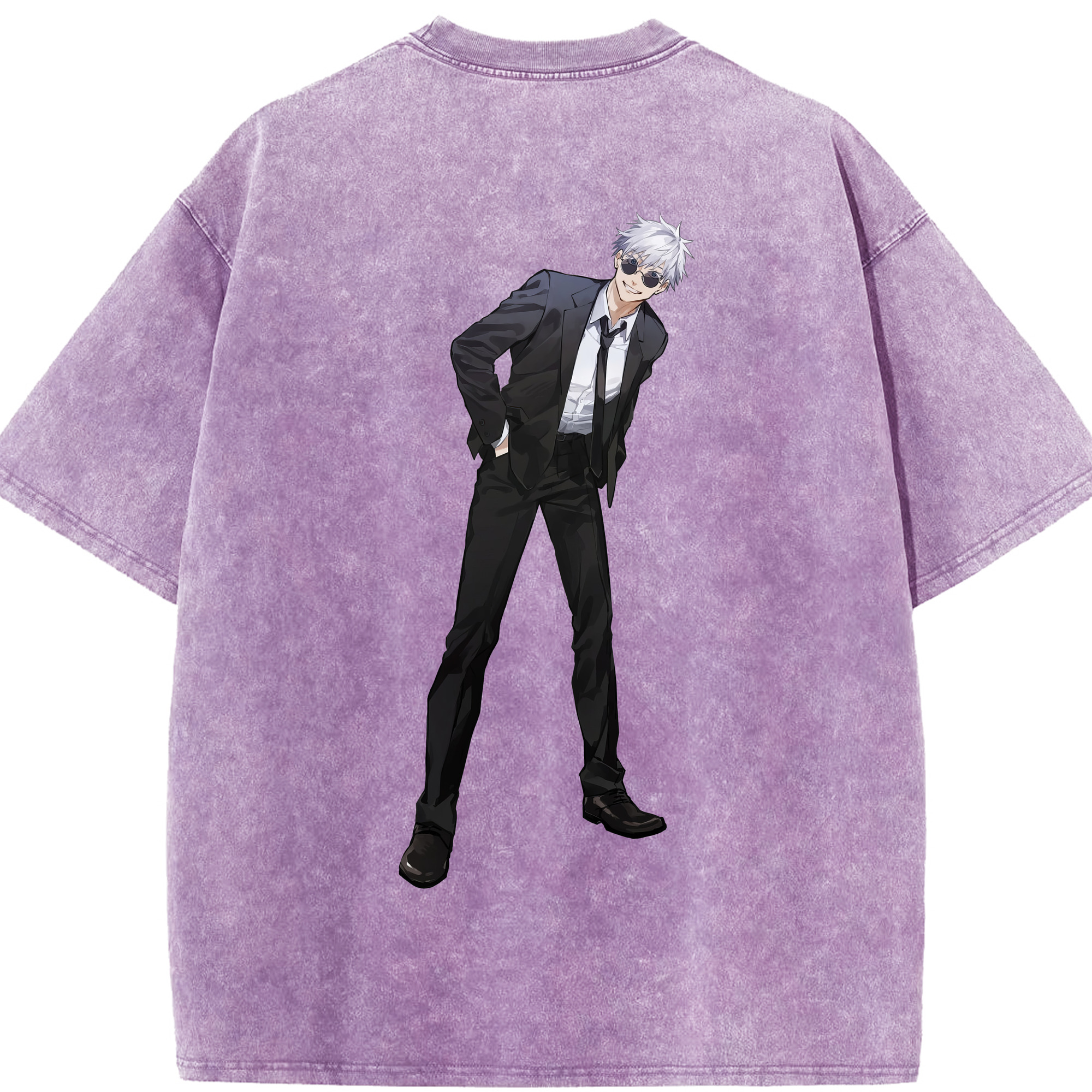 （画像用） 呪術廻戦 Jujutsu Kaisen 綿100% ヴィンテージ風 半袖Tシャツ（背面プリント）