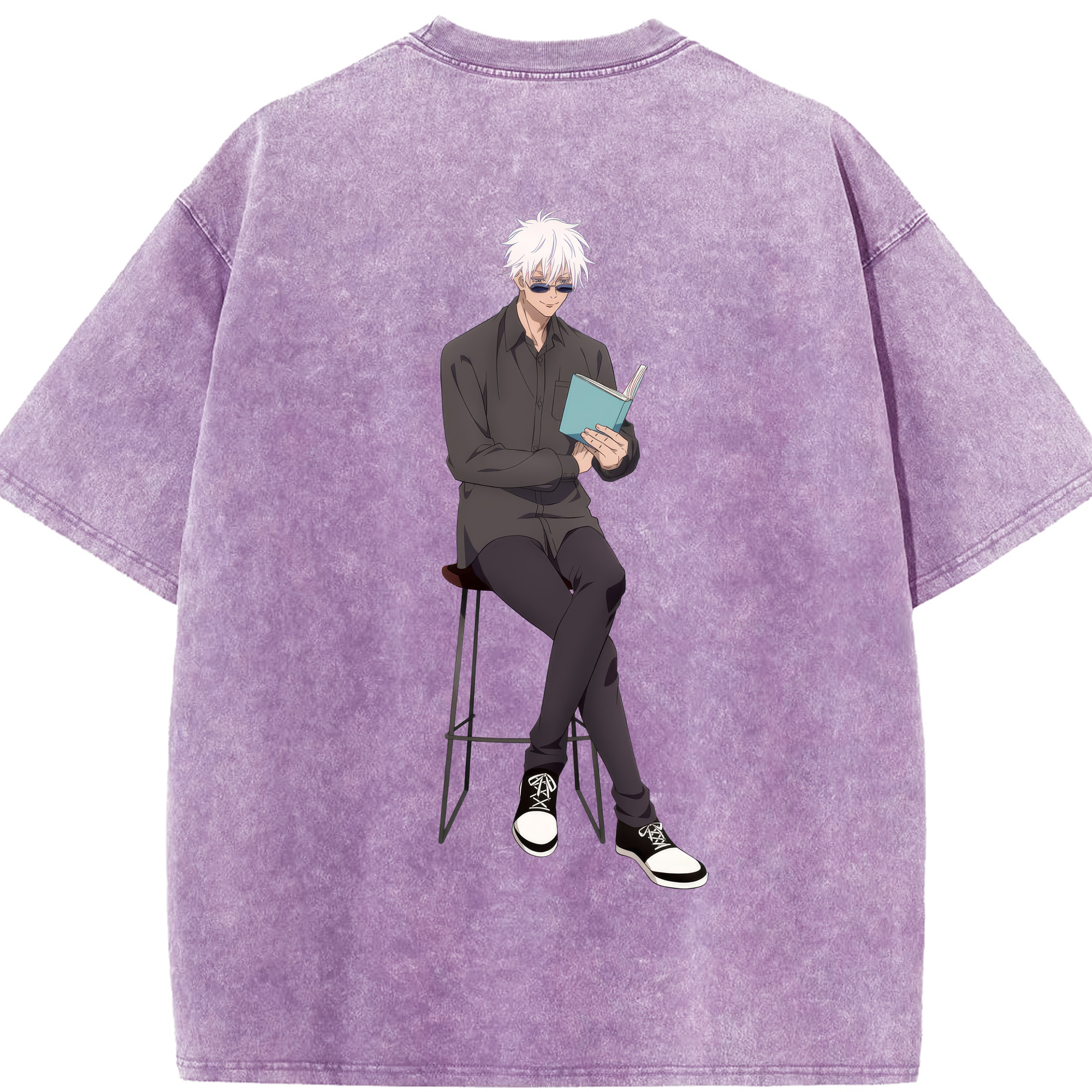（画像用） 呪術廻戦 Jujutsu Kaisen 綿100% ヴィンテージ風 半袖Tシャツ（背面プリント）