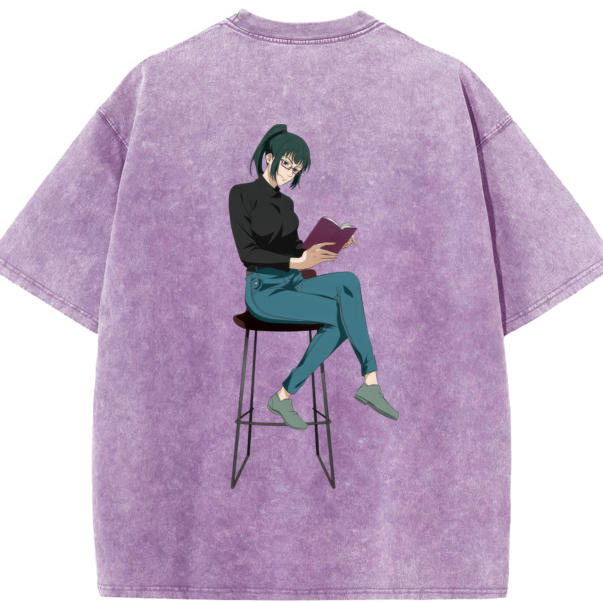 （画像用） 呪術廻戦 Jujutsu Kaisen 綿100% ヴィンテージ風 半袖Tシャツ（背面プリント）