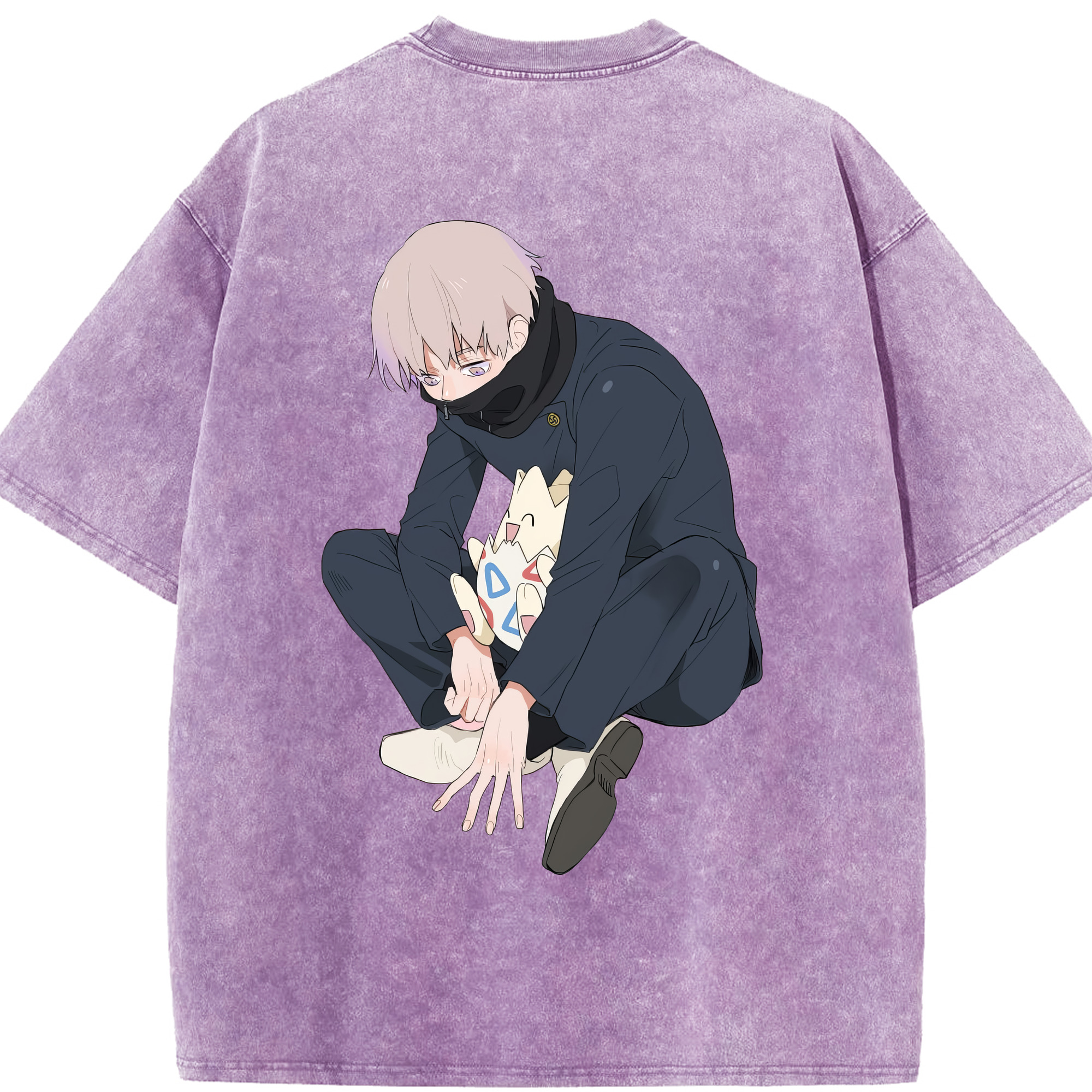 （画像用） 呪術廻戦 Jujutsu Kaisen 綿100% ヴィンテージ風 半袖Tシャツ（背面プリント）