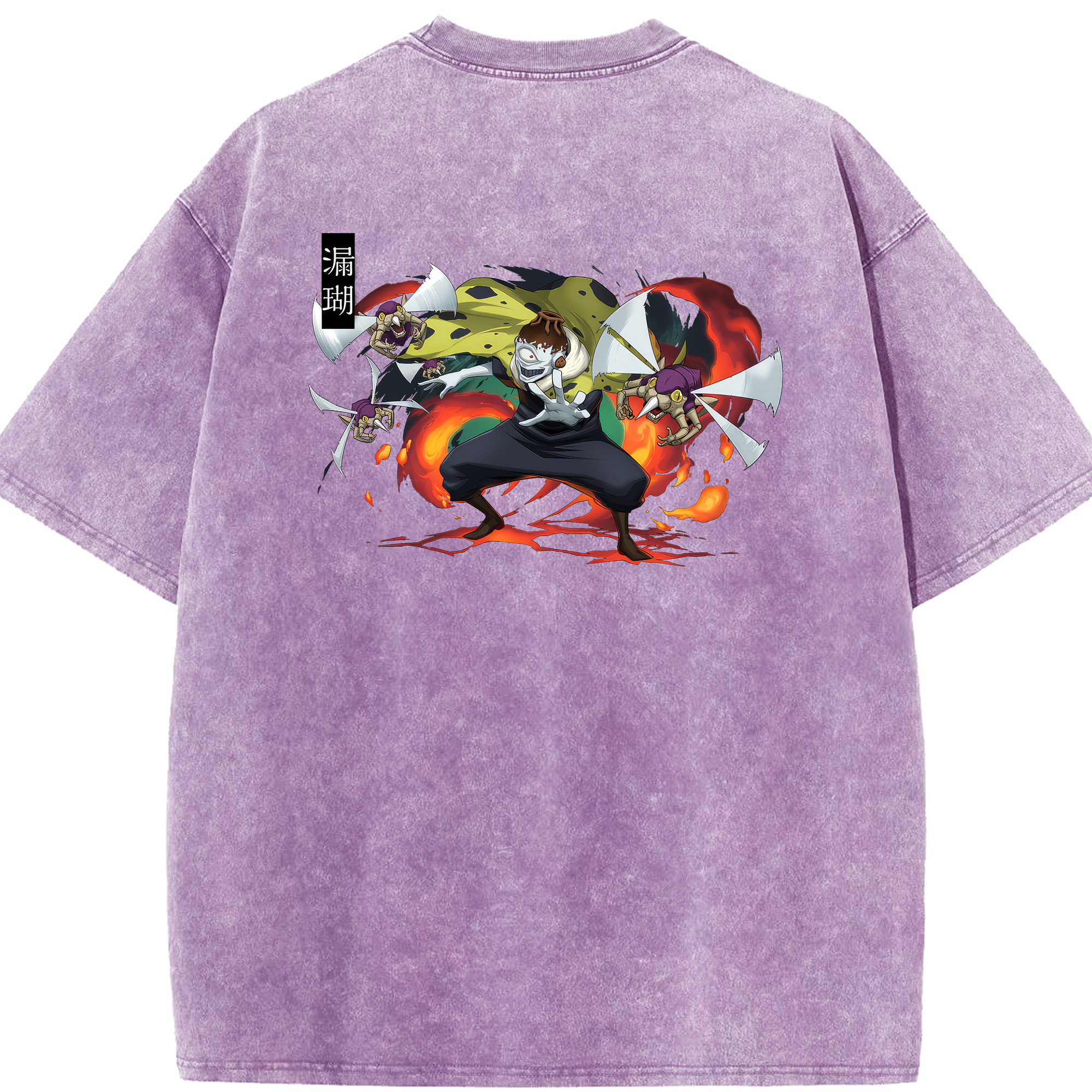 （画像用） 呪術廻戦 Jujutsu Kaisen 綿100% ヴィンテージ風 半袖Tシャツ（背面プリント）