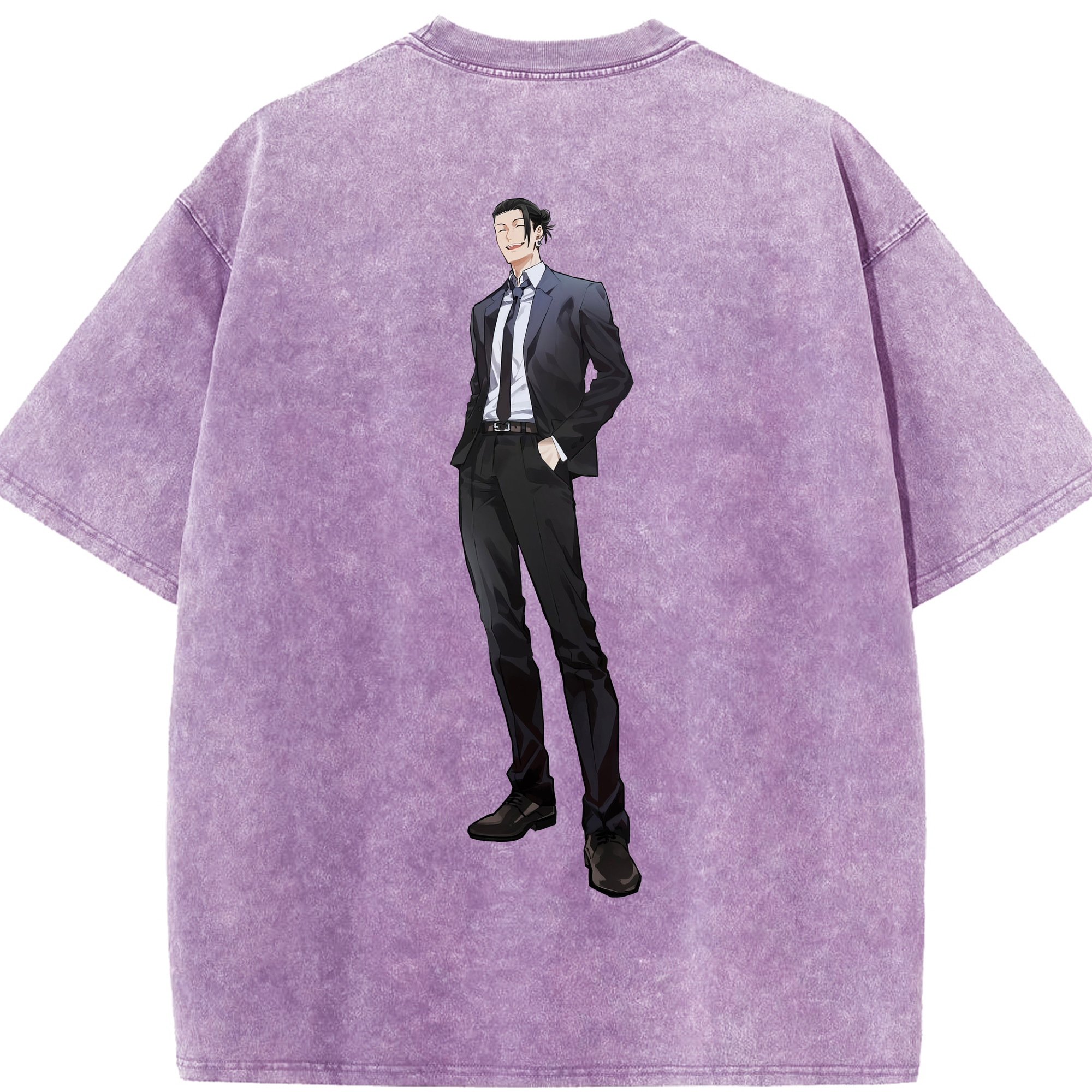 （画像用） 呪術廻戦 Jujutsu Kaisen 綿100% ヴィンテージ風 半袖Tシャツ（背面プリント）