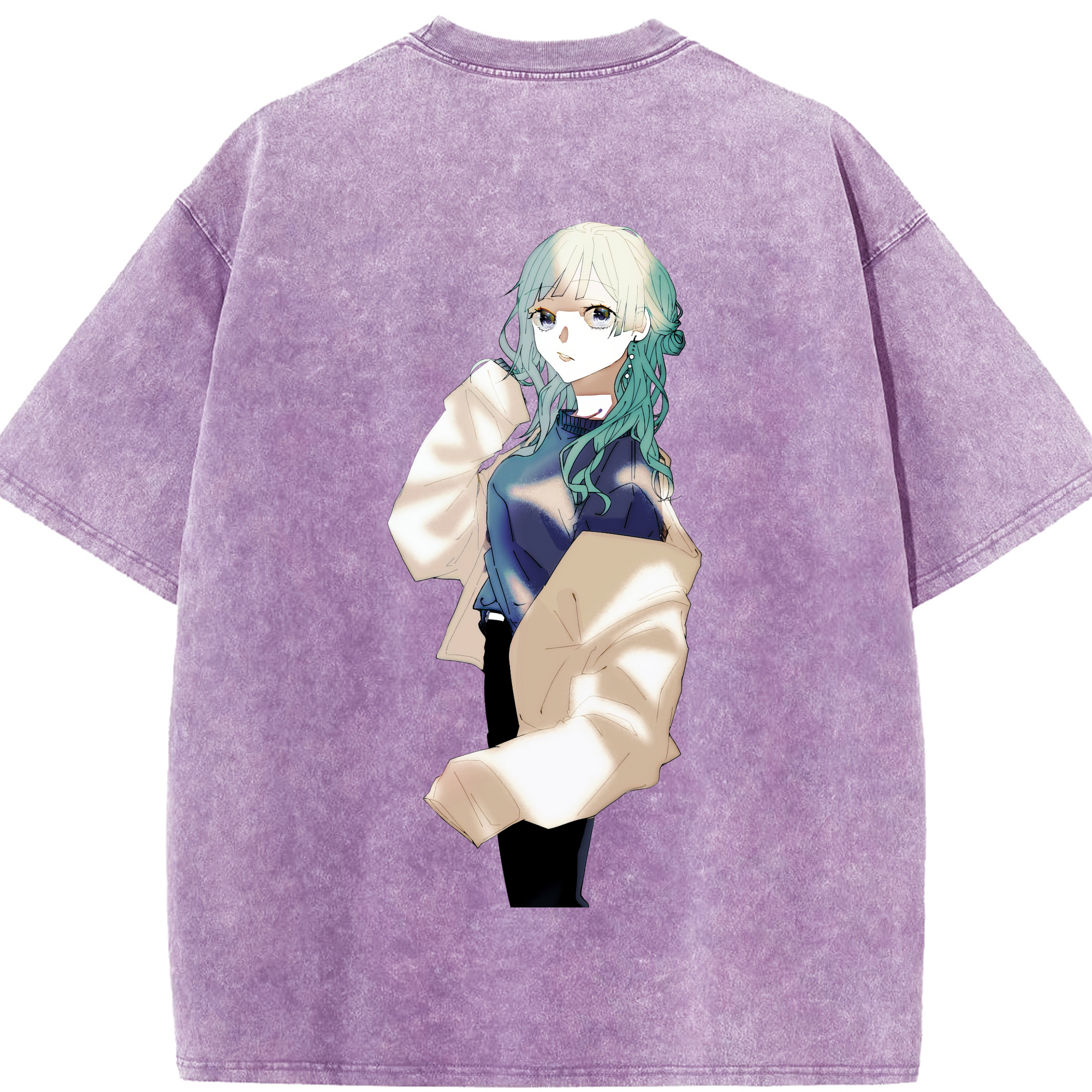 （画像用） 呪術廻戦 Jujutsu Kaisen 綿100% ヴィンテージ風 半袖Tシャツ（背面プリント）