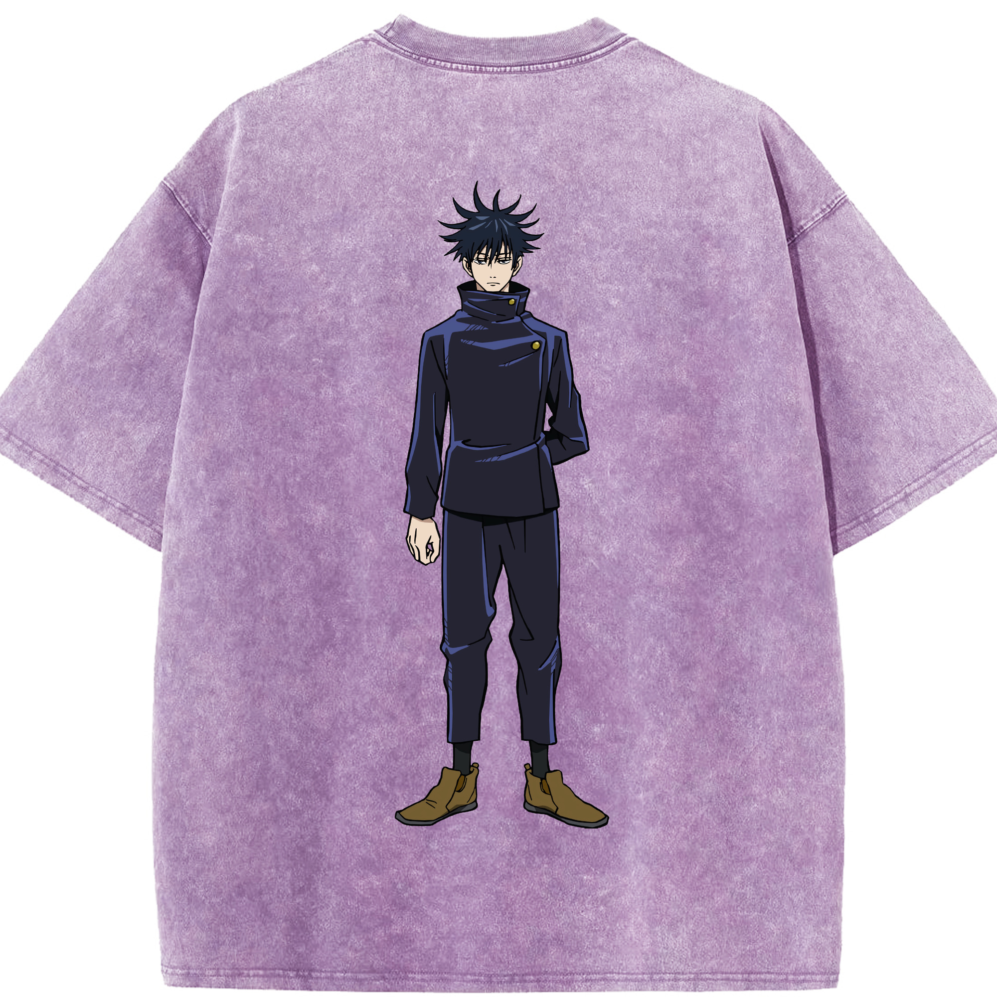 （画像用） 呪術廻戦 Jujutsu Kaisen 綿100% ヴィンテージ風 半袖Tシャツ（背面プリント）