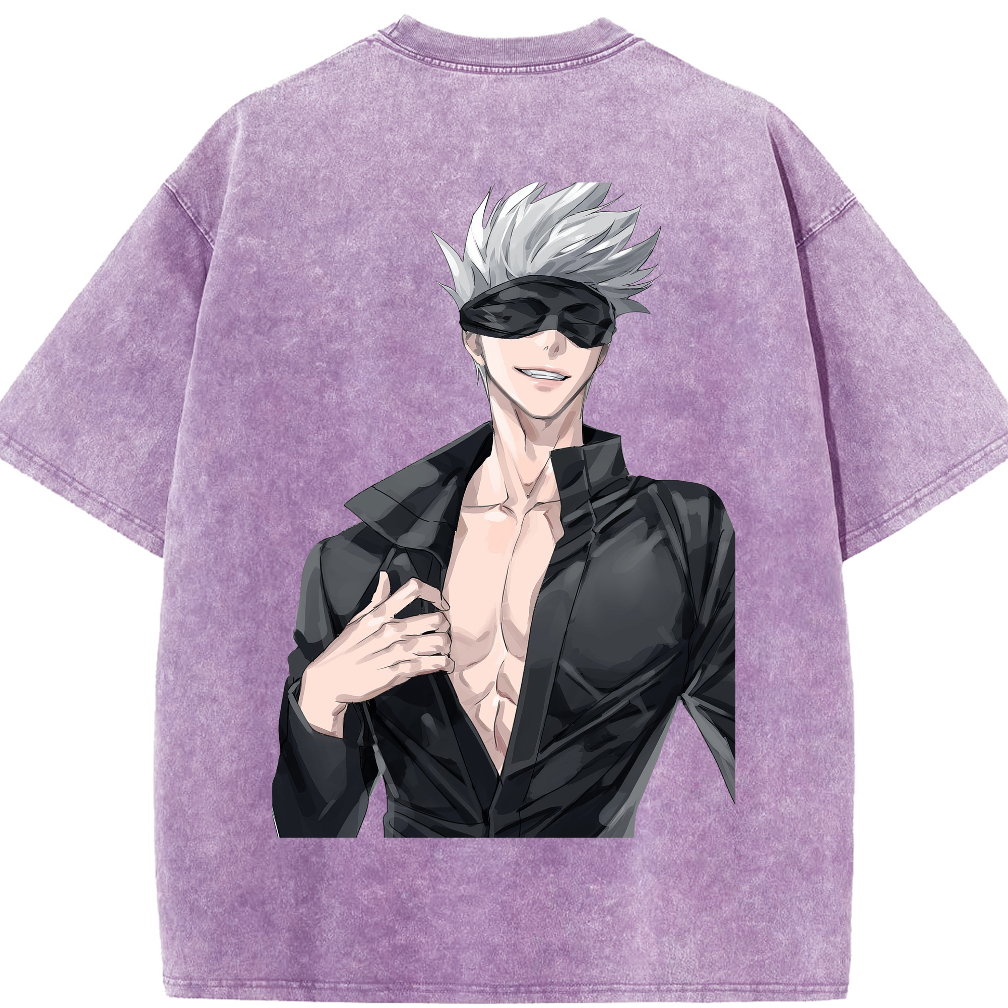 （画像用） 呪術廻戦 Jujutsu Kaisen 綿100% ヴィンテージ風 半袖Tシャツ（背面プリント）