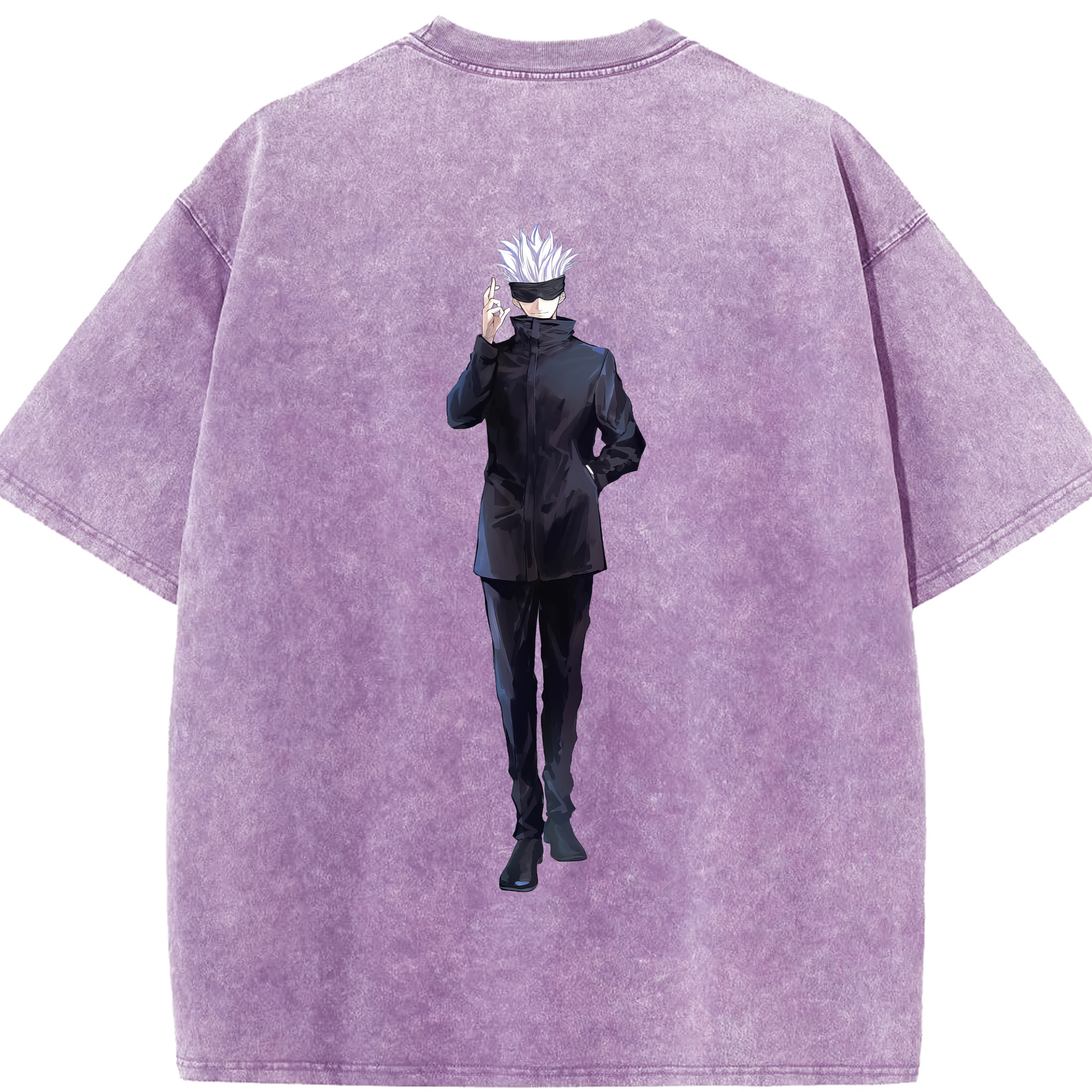 （画像用） 呪術廻戦 Jujutsu Kaisen 綿100% ヴィンテージ風 半袖Tシャツ（背面プリント）