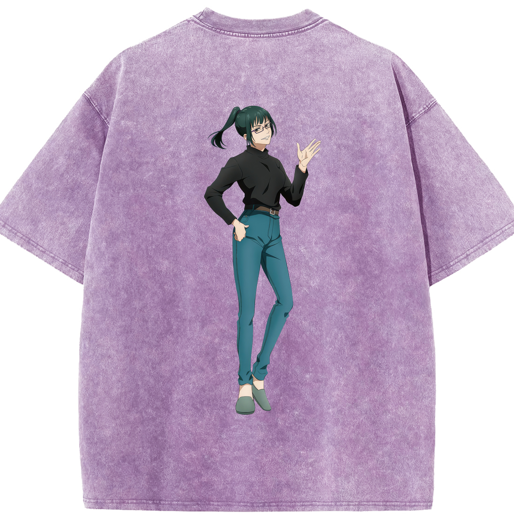 （画像用） 呪術廻戦 Jujutsu Kaisen 綿100% ヴィンテージ風 半袖Tシャツ（背面プリント）