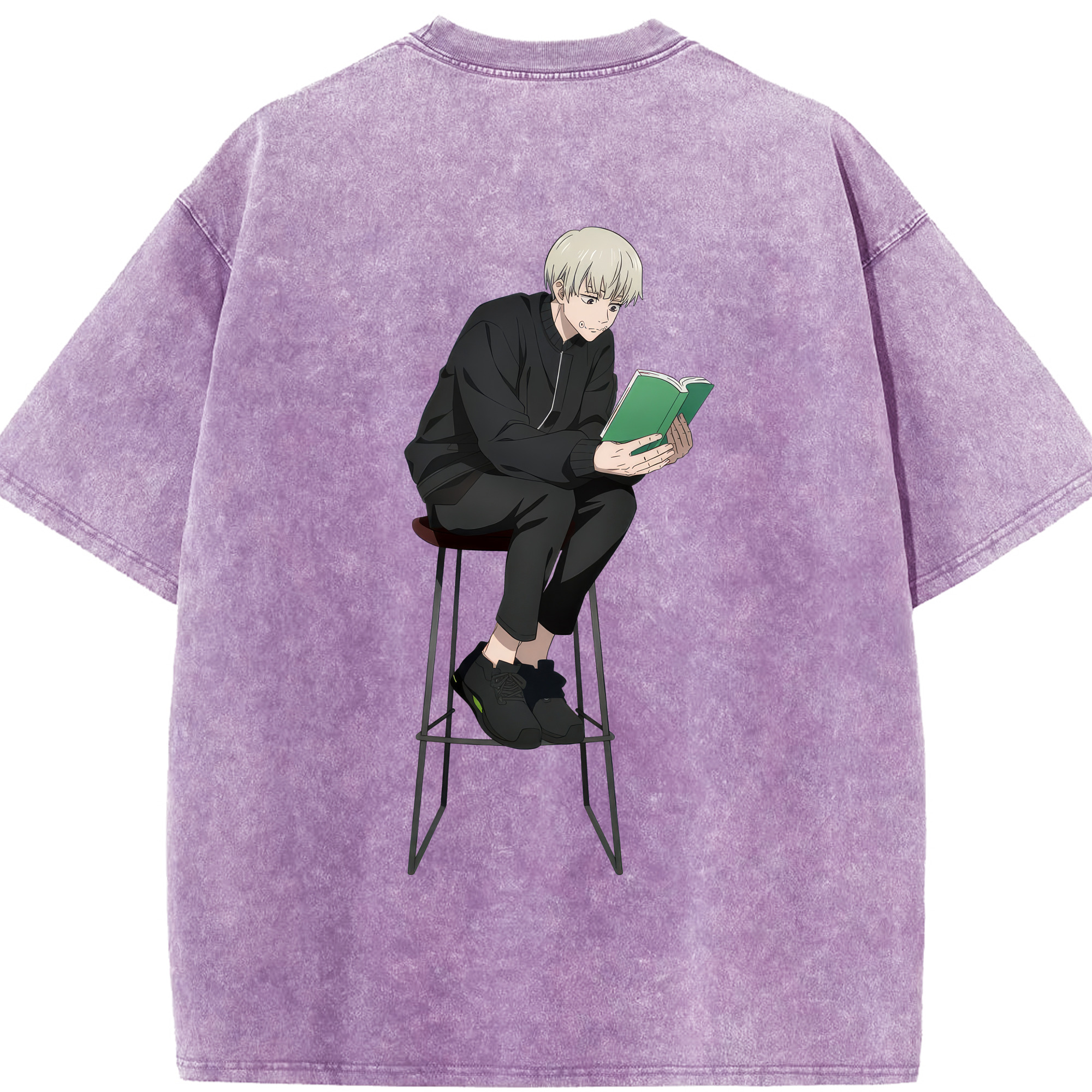 （画像用） 呪術廻戦 Jujutsu Kaisen 綿100% ヴィンテージ風 半袖Tシャツ（背面プリント）