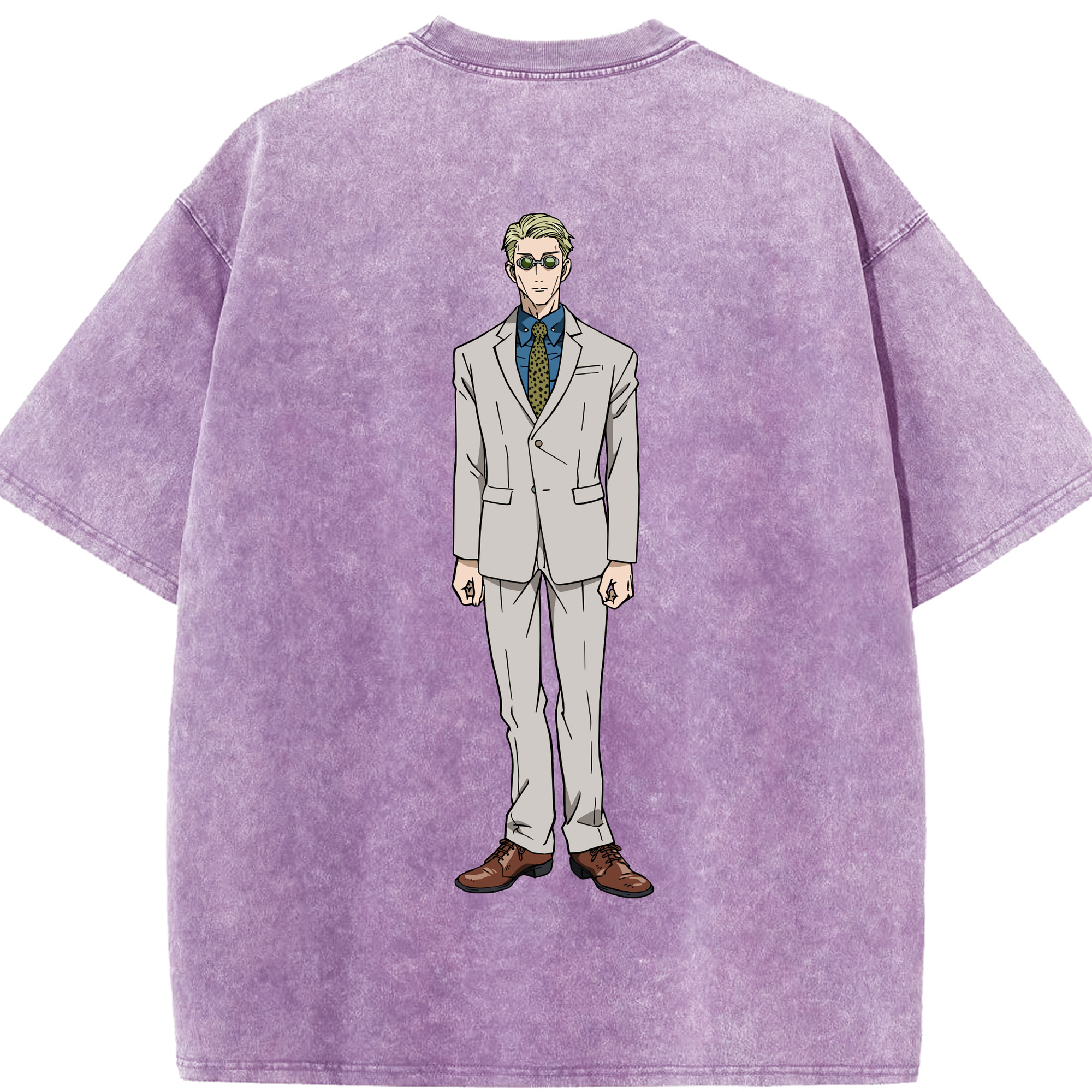 （画像用） 呪術廻戦 Jujutsu Kaisen 綿100% ヴィンテージ風 半袖Tシャツ（背面プリント）