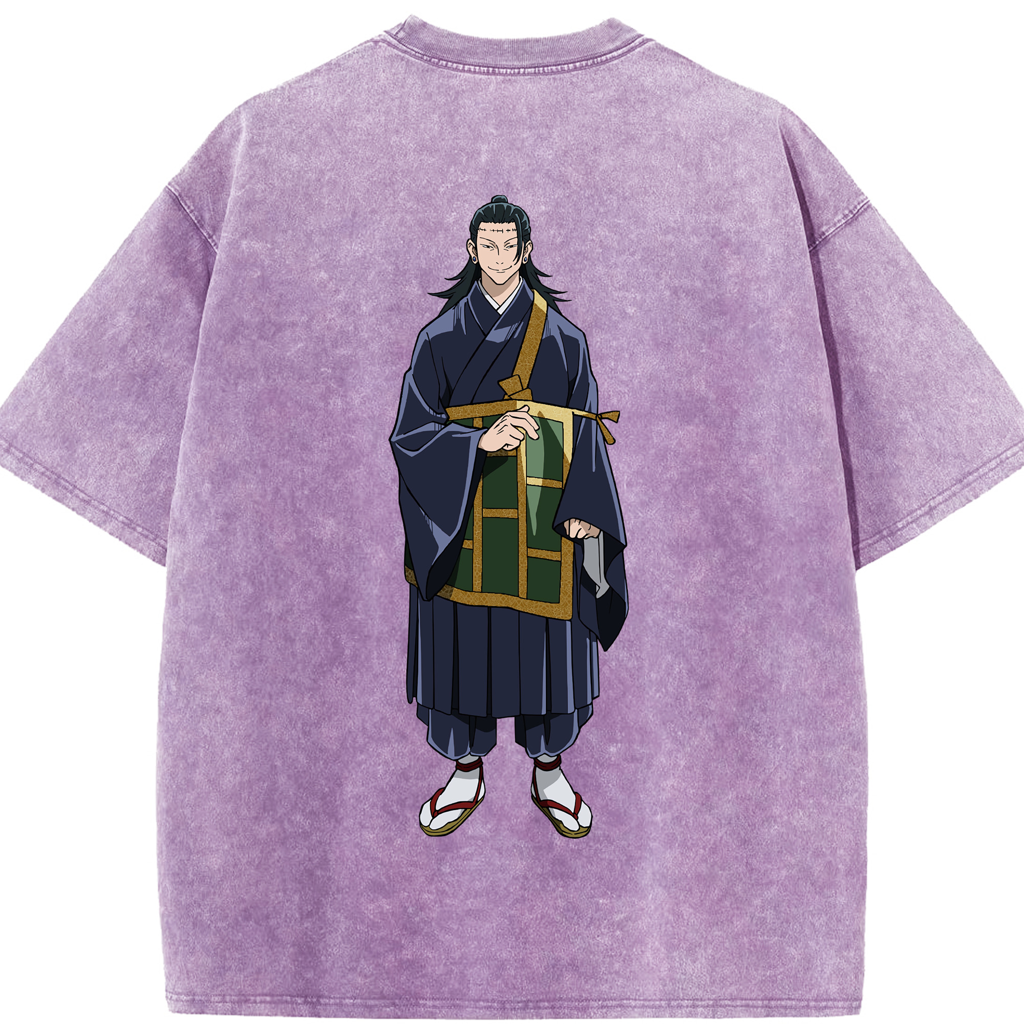 （画像用） 呪術廻戦 Jujutsu Kaisen 綿100% ヴィンテージ風 半袖Tシャツ（背面プリント）