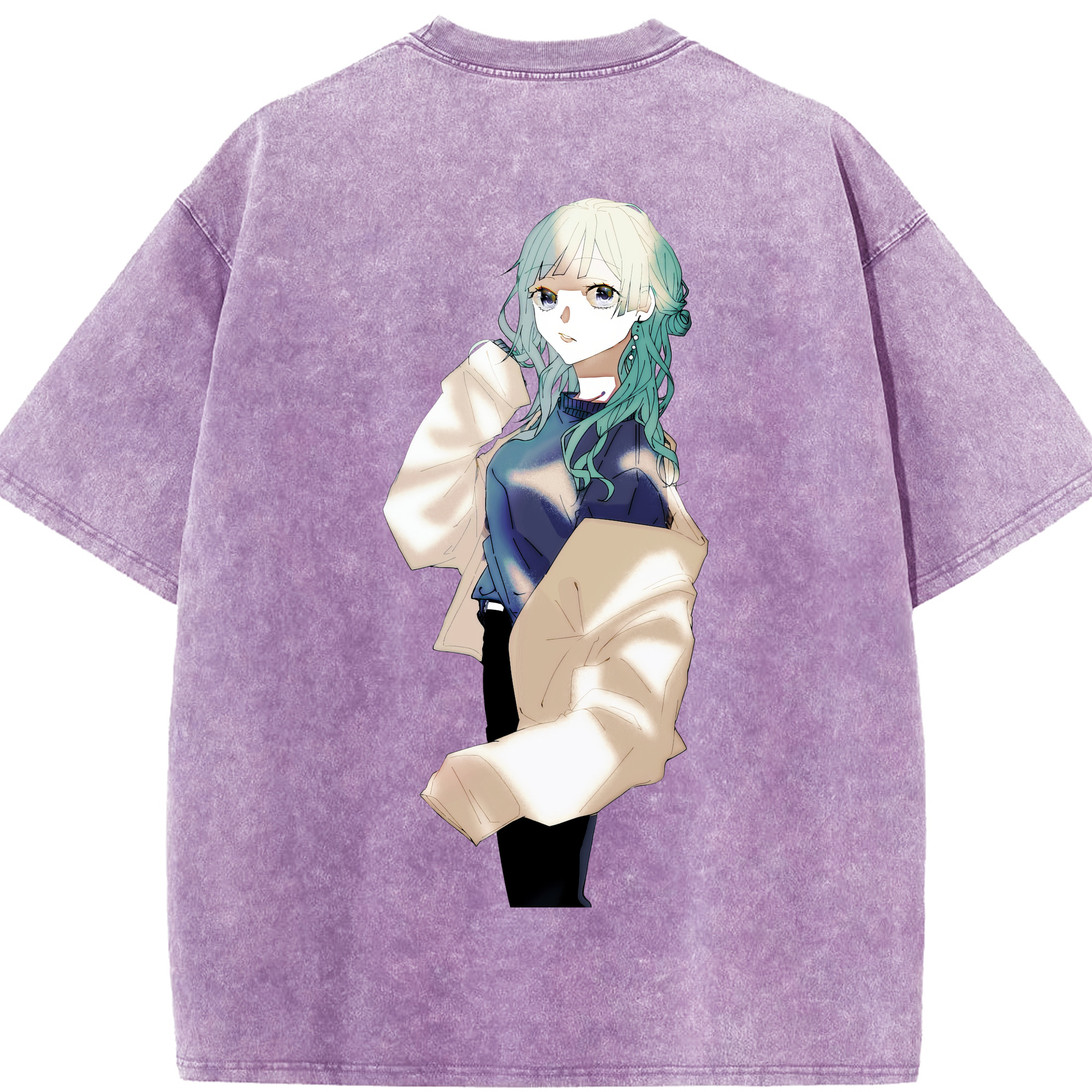 （画像用） 呪術廻戦 Jujutsu Kaisen 綿100% ヴィンテージ風 半袖Tシャツ（背面プリント）