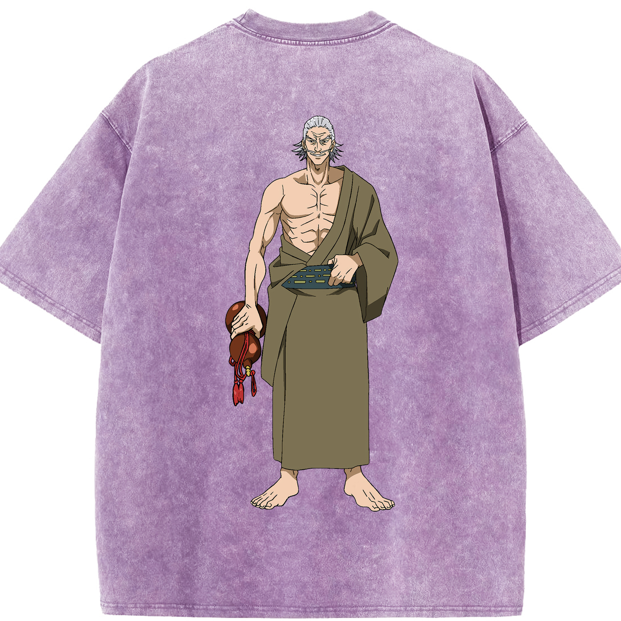 （画像用） 呪術廻戦 Jujutsu Kaisen 綿100% ヴィンテージ風 半袖Tシャツ（背面プリント）