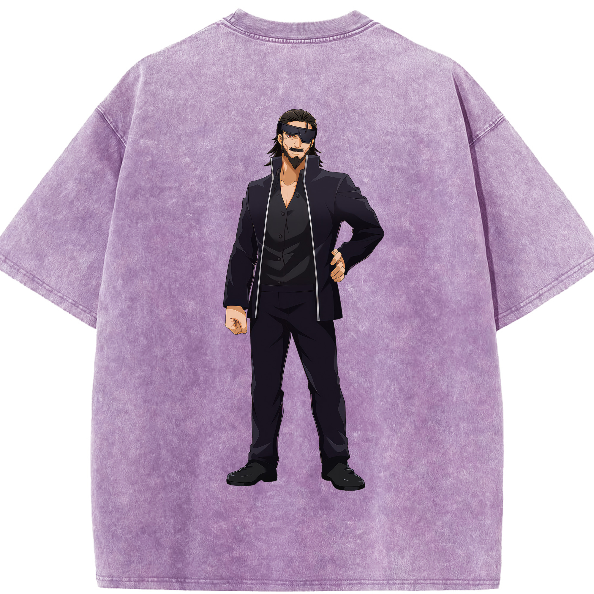 （画像用） 呪術廻戦 Jujutsu Kaisen 綿100% ヴィンテージ風 半袖Tシャツ（背面プリント）