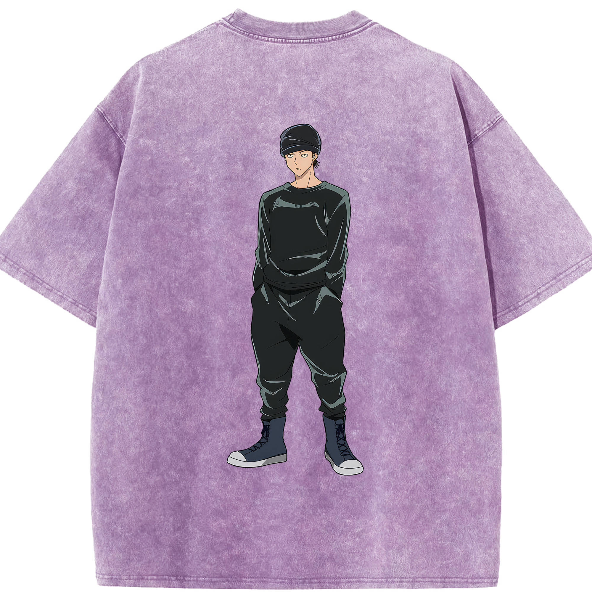 （画像用） 呪術廻戦 Jujutsu Kaisen 綿100% ヴィンテージ風 半袖Tシャツ（背面プリント）