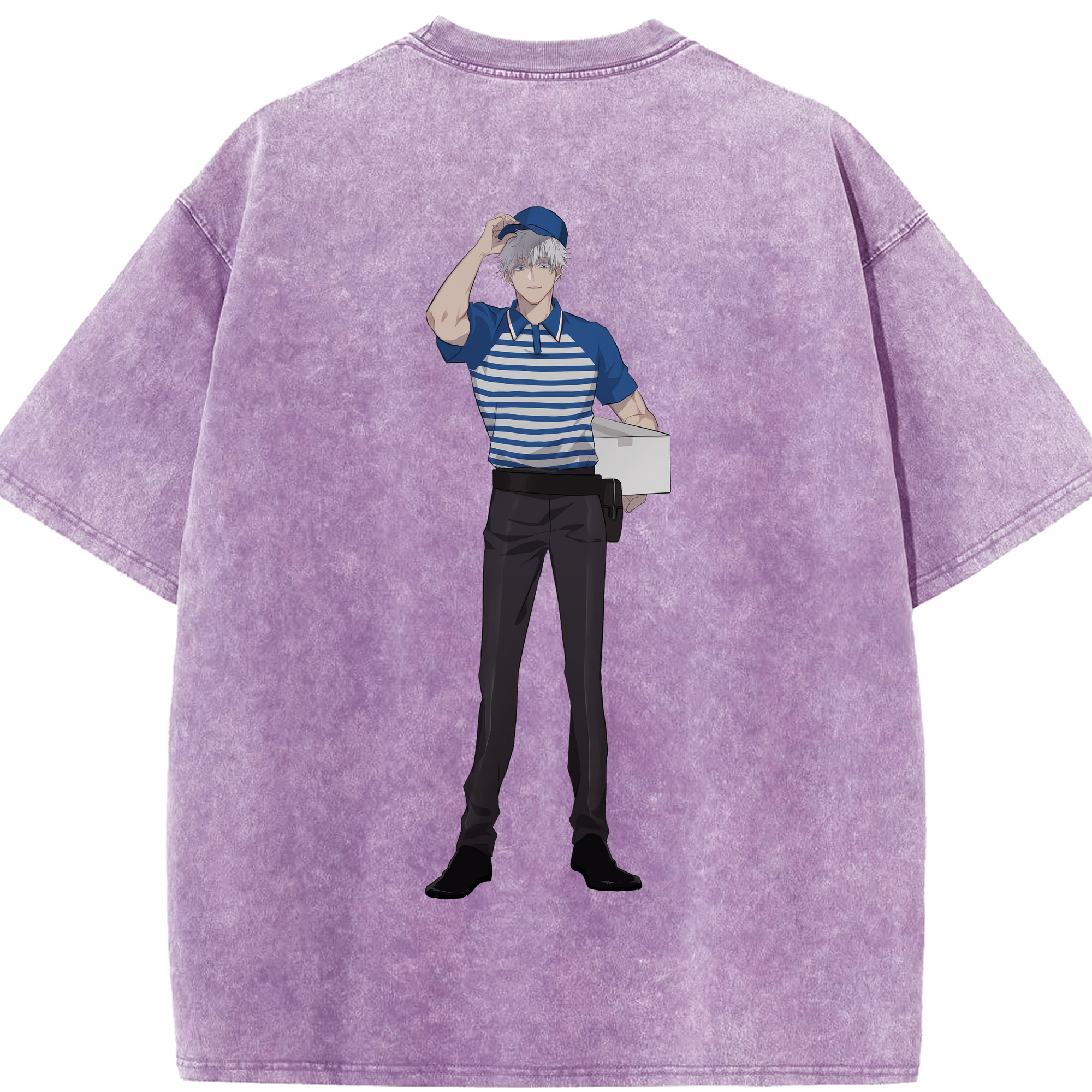 （画像用） 呪術廻戦 Jujutsu Kaisen 綿100% ヴィンテージ風 半袖Tシャツ（背面プリント）