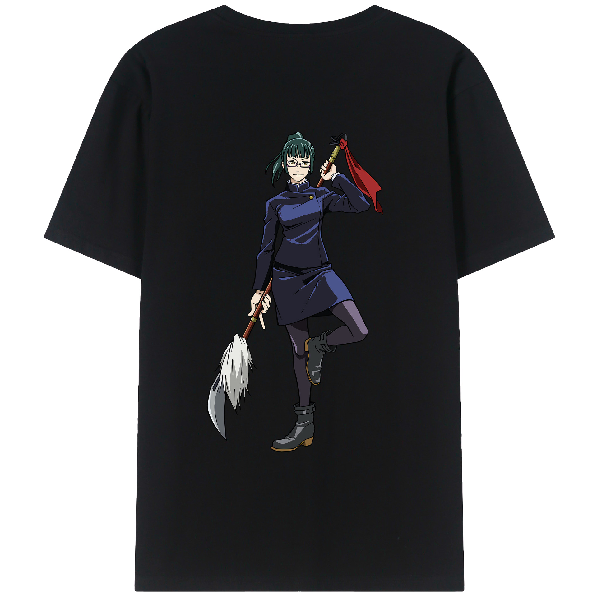 （画像用） 呪術廻戦 Jujutsu Kaisen 綿100％ メンズ半袖Tシャツ（バックプリント） 通気性