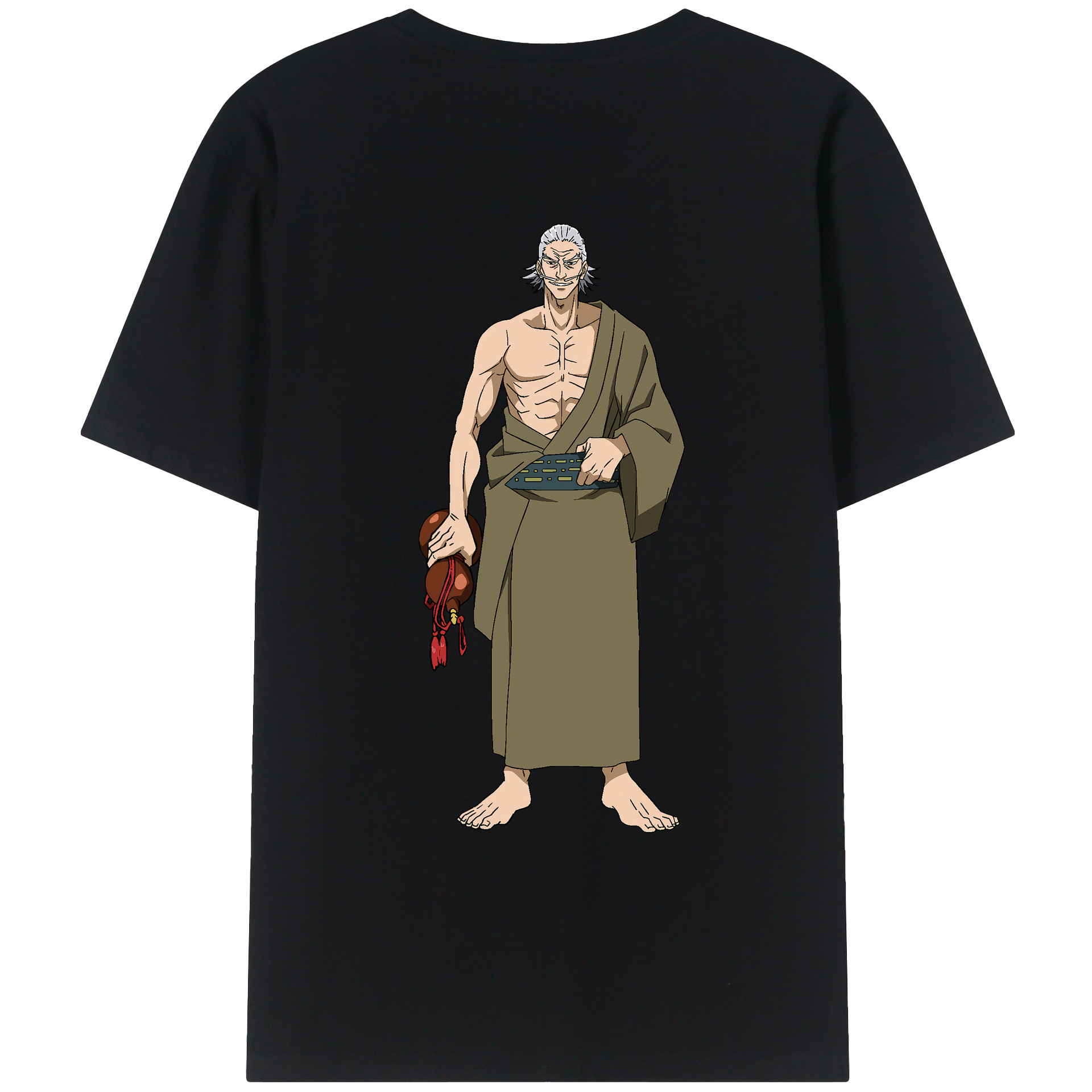 （画像用） 呪術廻戦 Jujutsu Kaisen 綿100％ メンズ半袖Tシャツ（バックプリント） 通気性