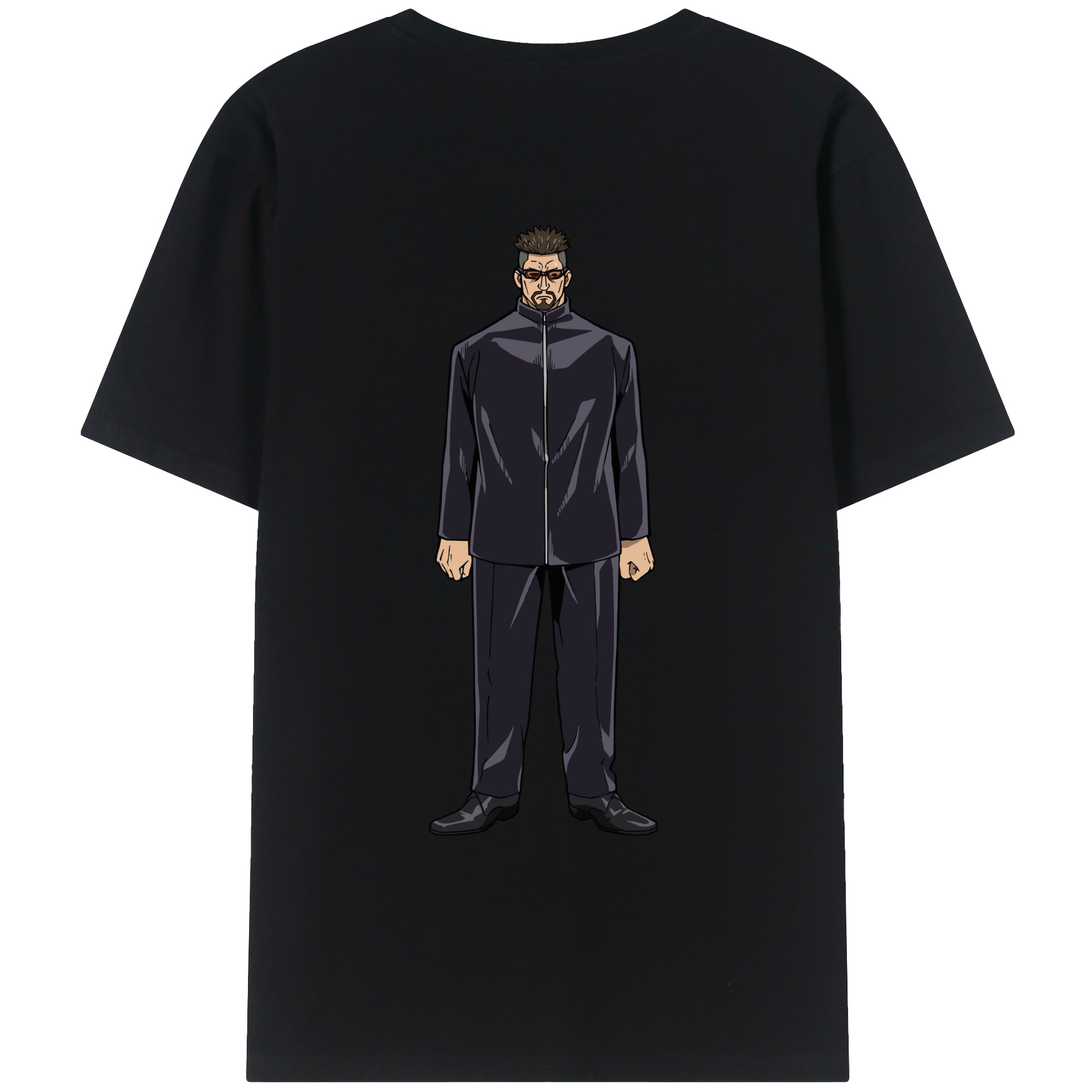 （画像用） 呪術廻戦 Jujutsu Kaisen 綿100％ メンズ半袖Tシャツ（バックプリント） 通気性