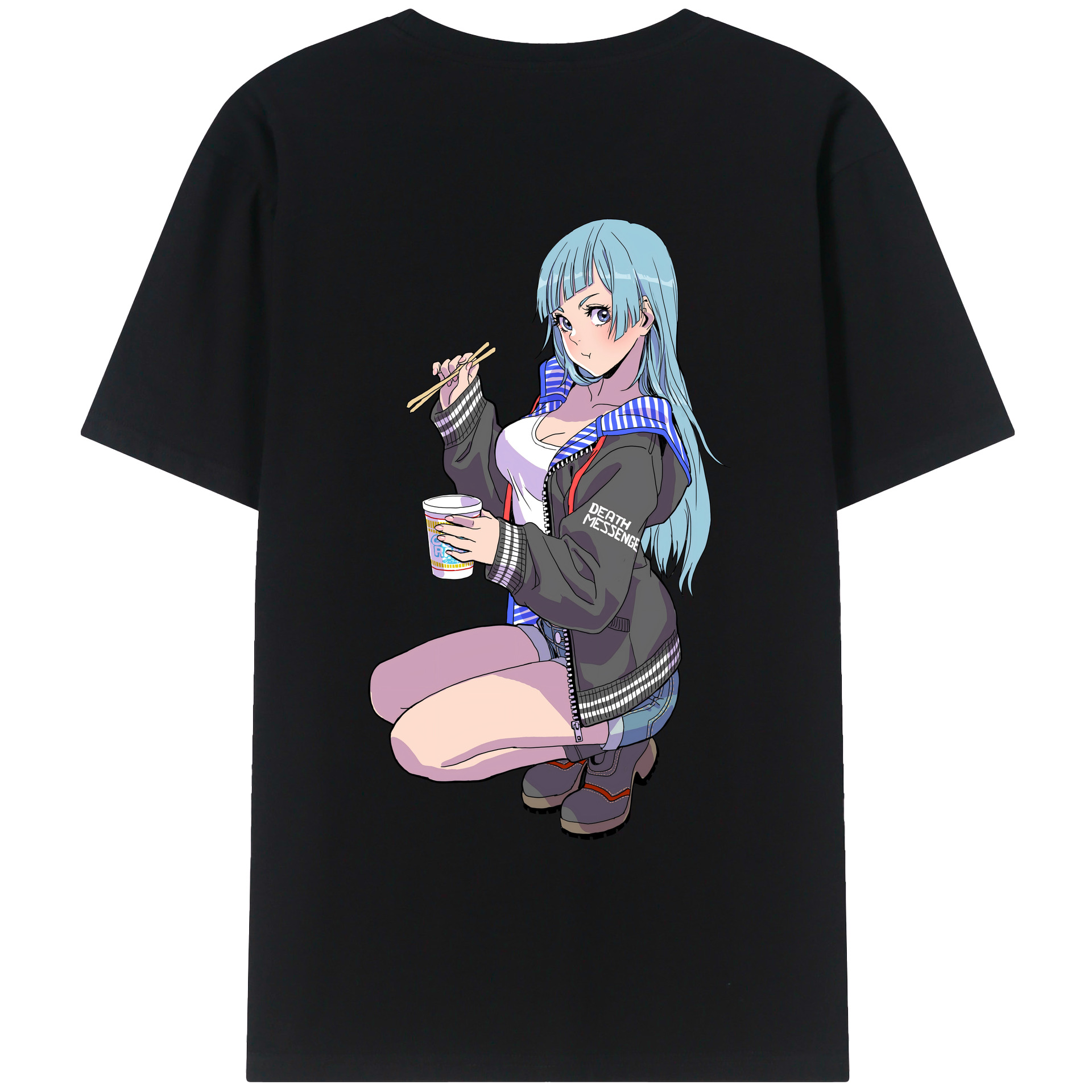 （画像用） 呪術廻戦 Jujutsu Kaisen 綿100％ メンズ半袖Tシャツ（バックプリント） 通気性