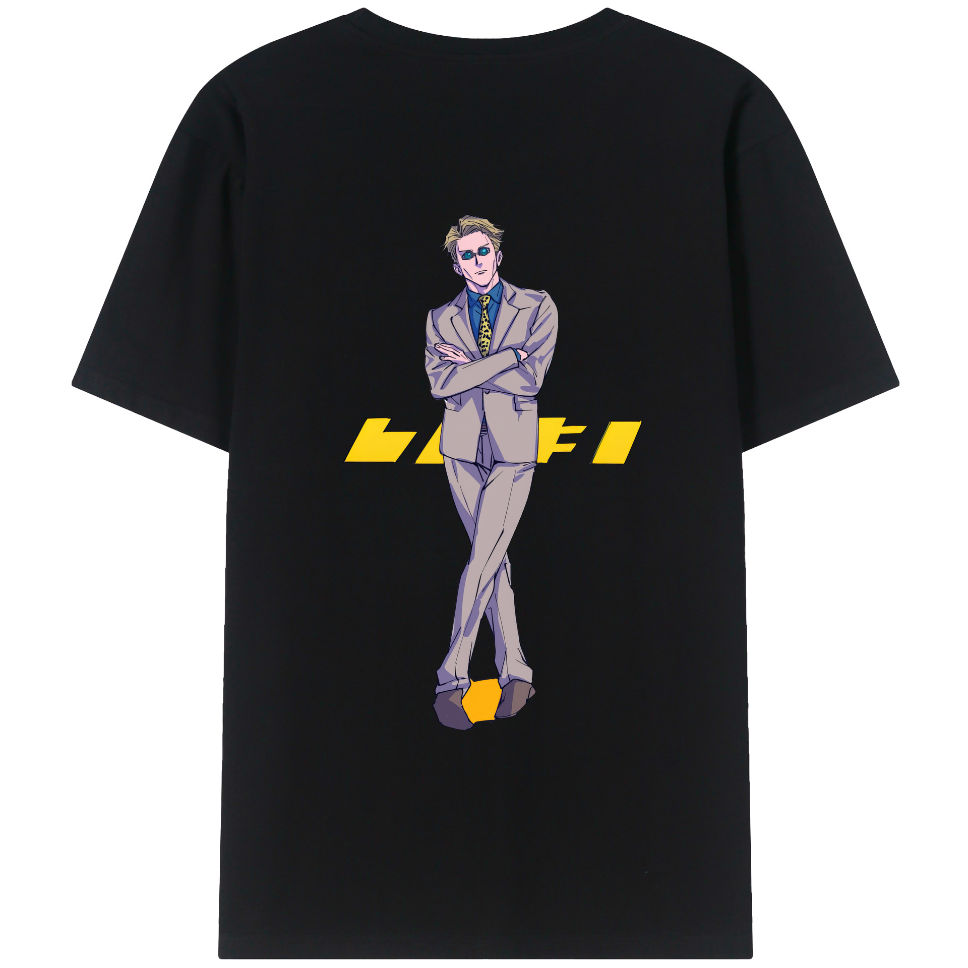 （画像用） 呪術廻戦 Jujutsu Kaisen 綿100％ メンズ半袖Tシャツ（バックプリント） 通気性