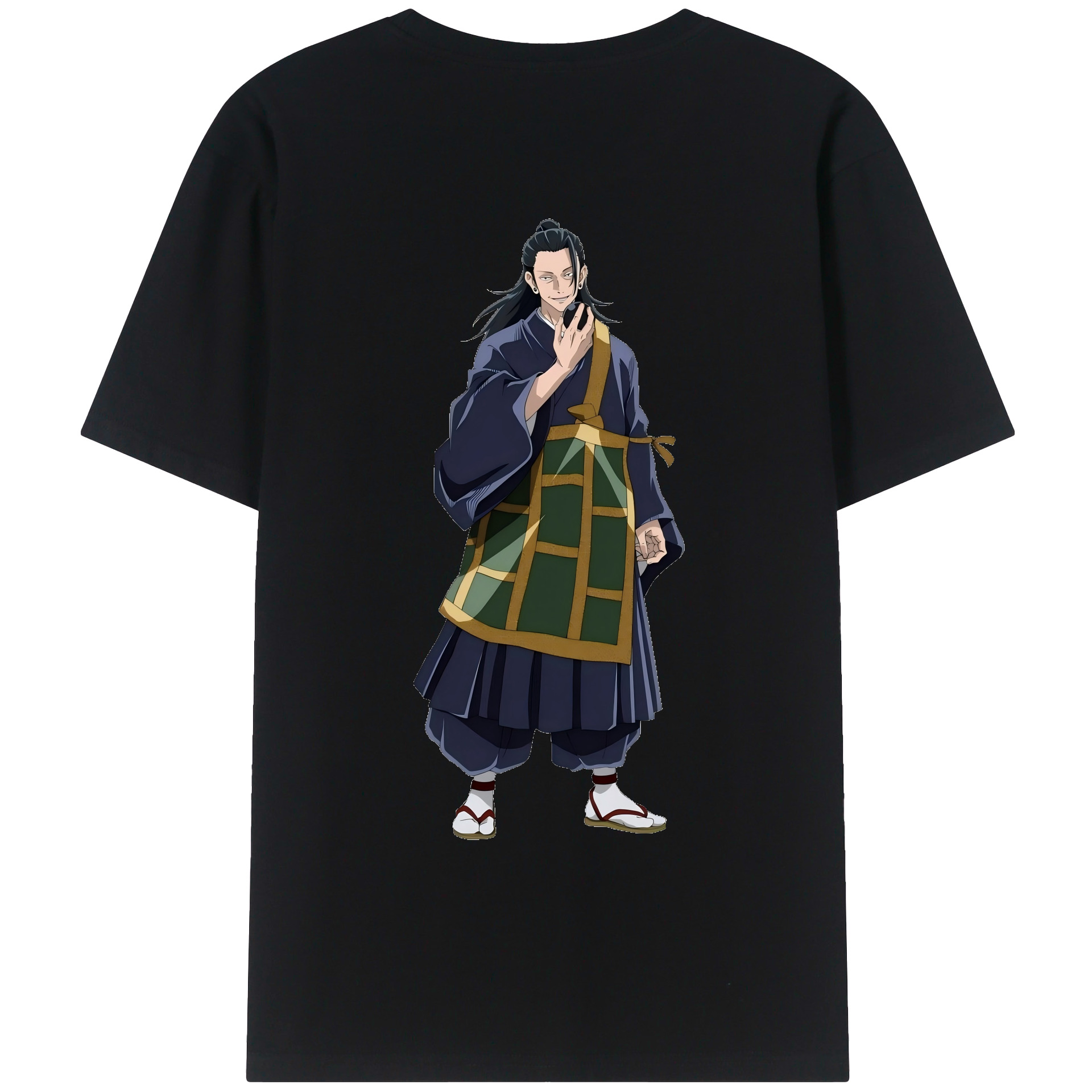（画像用） 呪術廻戦 Jujutsu Kaisen 綿100％ メンズ半袖Tシャツ（バックプリント） 通気性