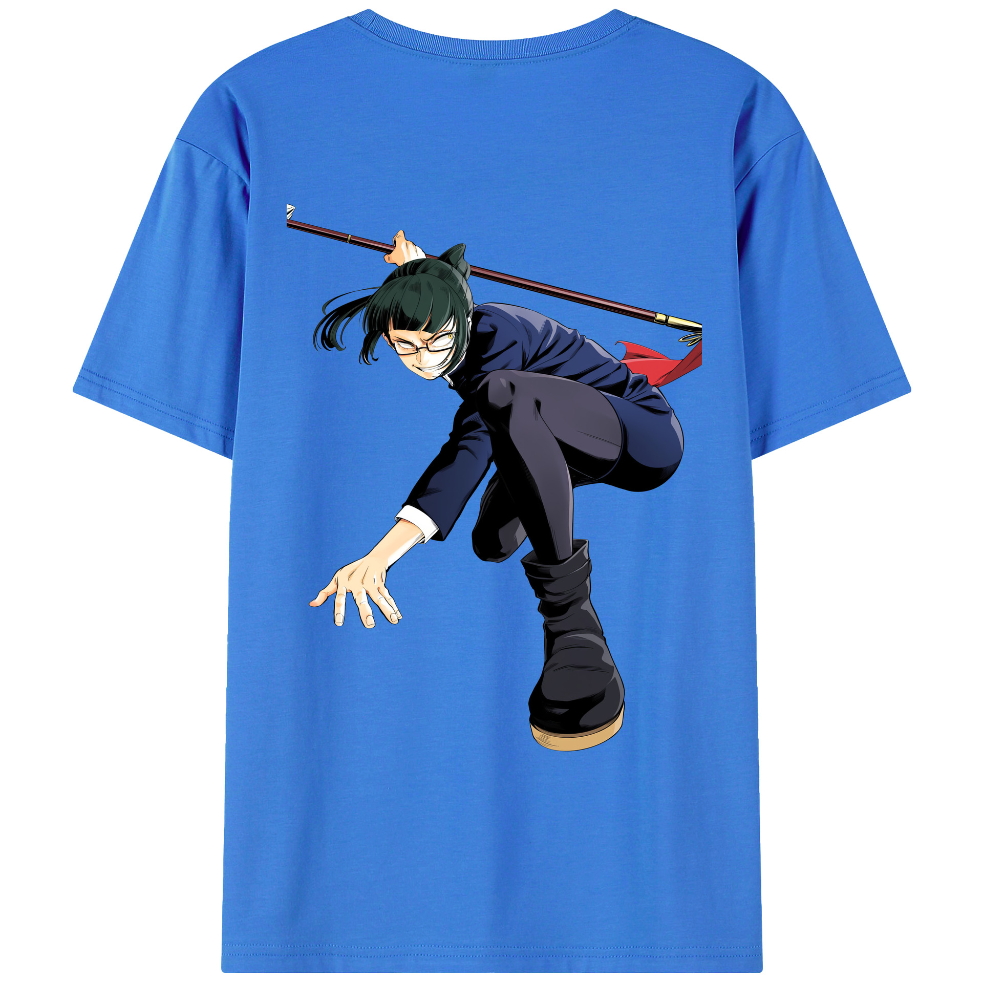 （画像用） 呪術廻戦 Jujutsu Kaisen 綿100％ メンズ半袖Tシャツ（バックプリント） 通気性
