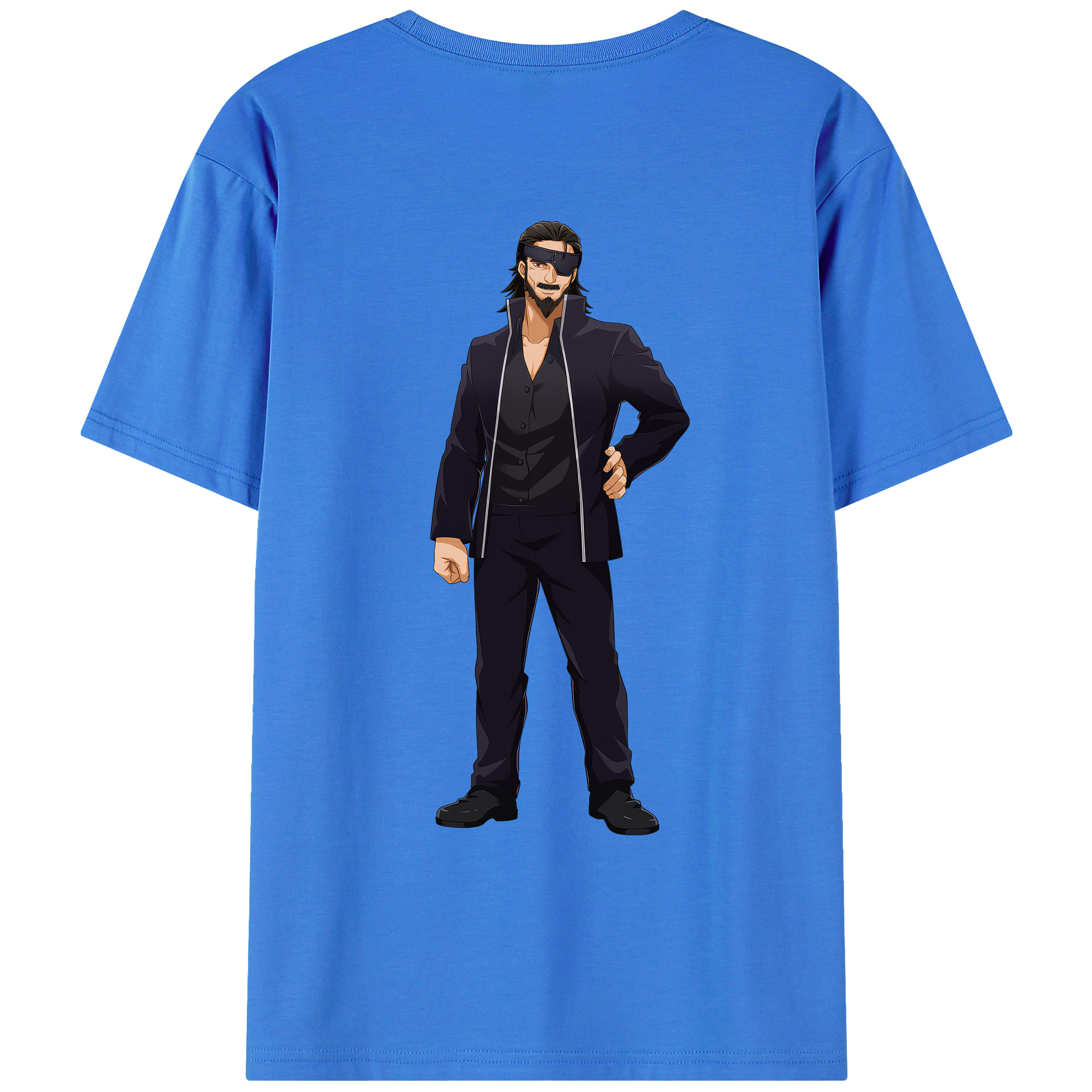 （画像用） 呪術廻戦 Jujutsu Kaisen 綿100％ メンズ半袖Tシャツ（バックプリント） 通気性